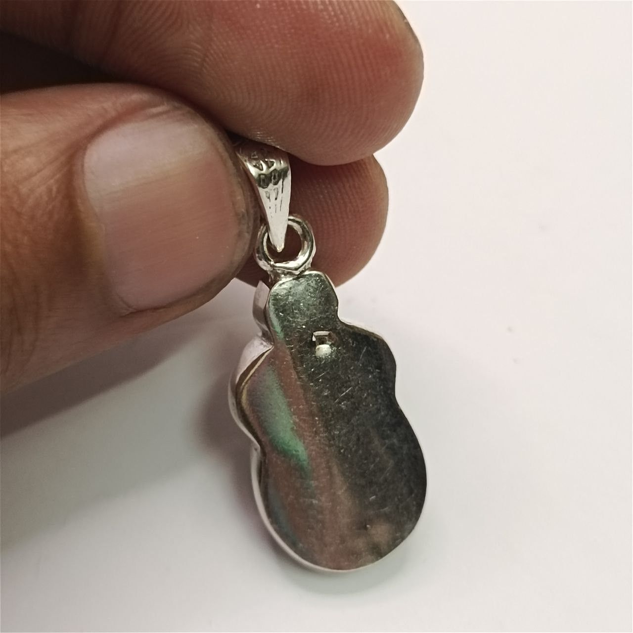 Vintage Silver 925 Scarab Pendant Egyptian Beetle Look Charm Size ONE SIZE - 7 Thumbnail