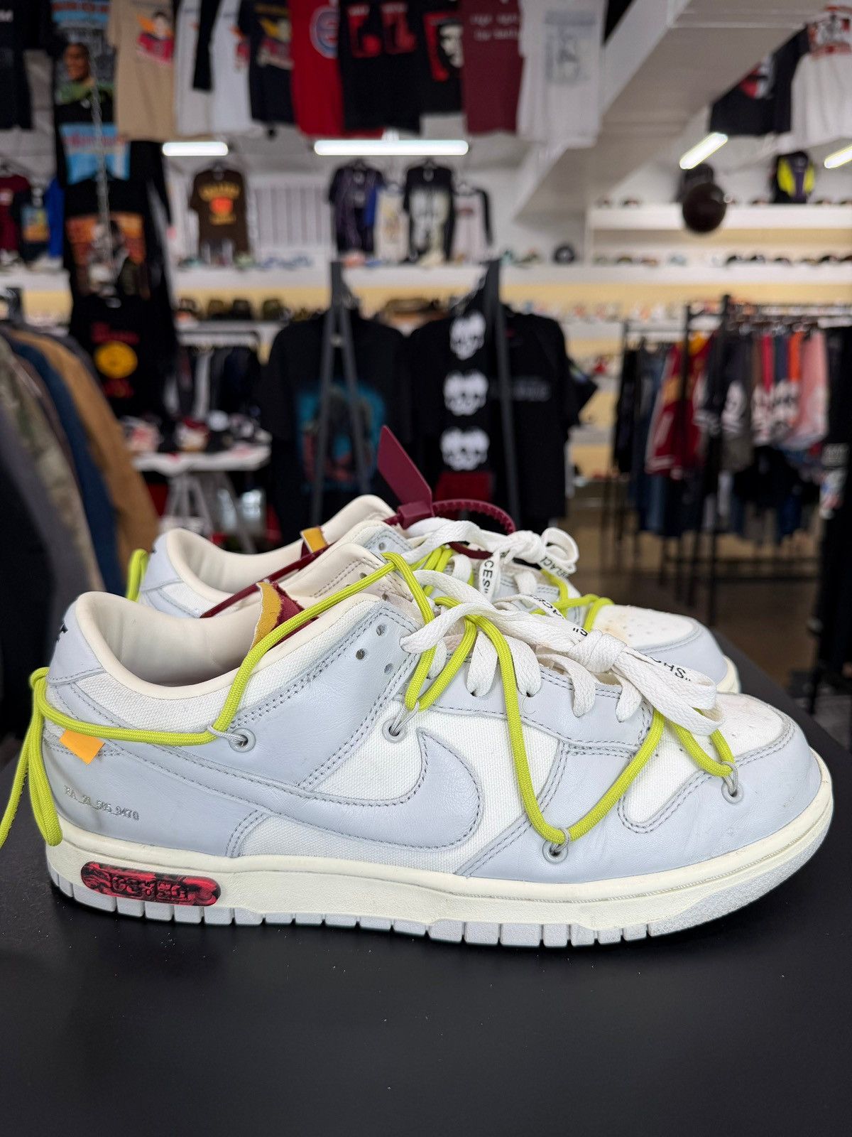 Nike × Off-White Nike Dunk Low Off-White Lot 8 Size 10 (2021) Size US 10 / EU 43 - 6 Thumbnail