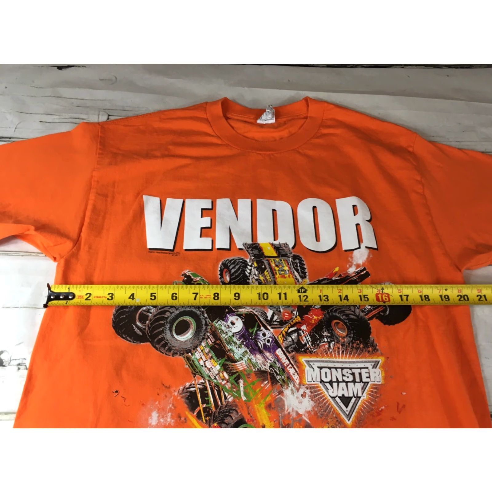 AAA VINTAGE Monster Jam Grave Digger El Torro Truck T Shirt Size M Orange Mens Size US M / EU 48-50 / 2 - 6 Thumbnail