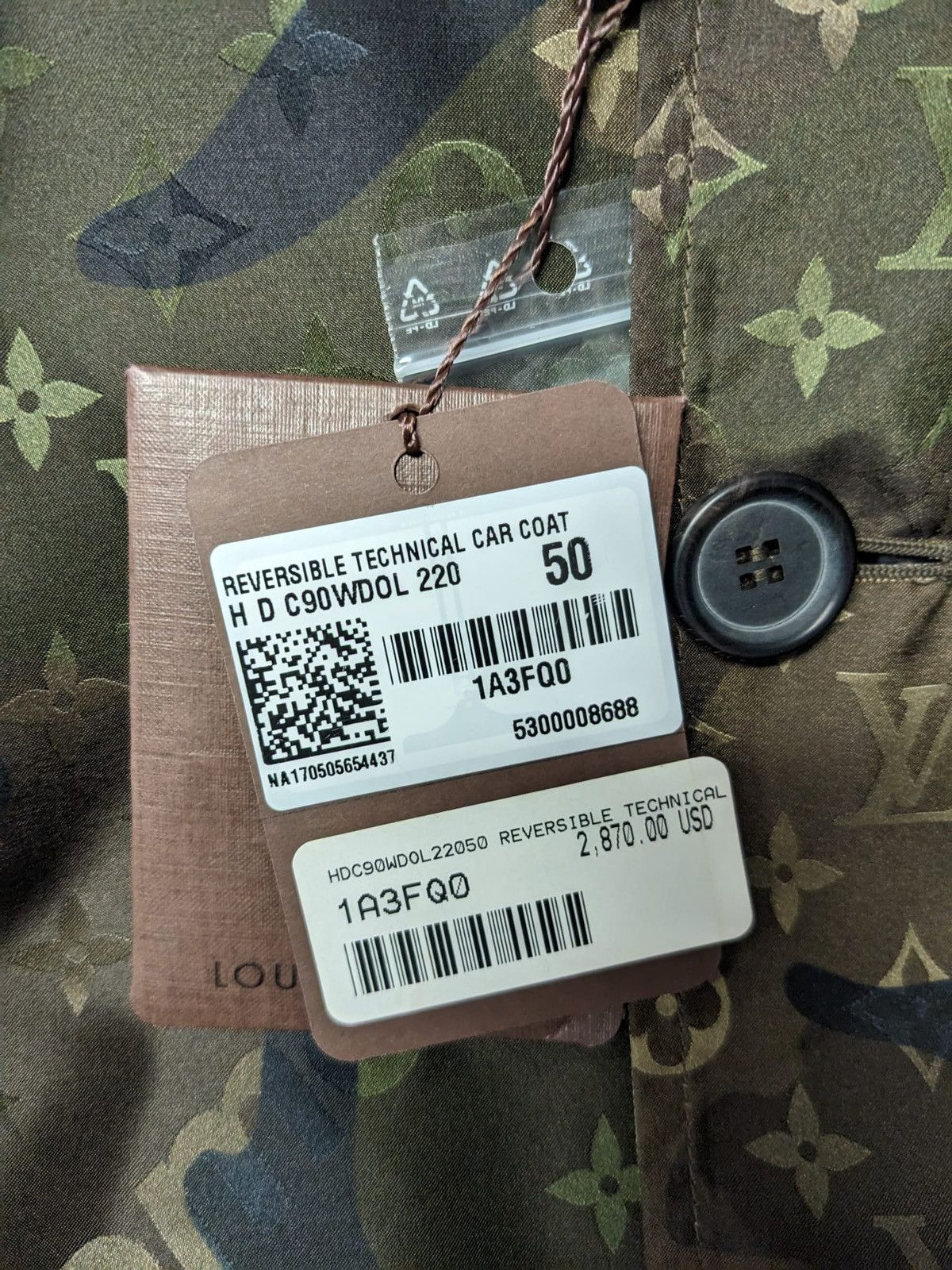 Louis Vuitton 2017 SUPREME X LOUIS VUITTON REVERSIBLE TRENCH COAT JACKET Size US L / EU 52-54 / 3 - 7 Thumbnail