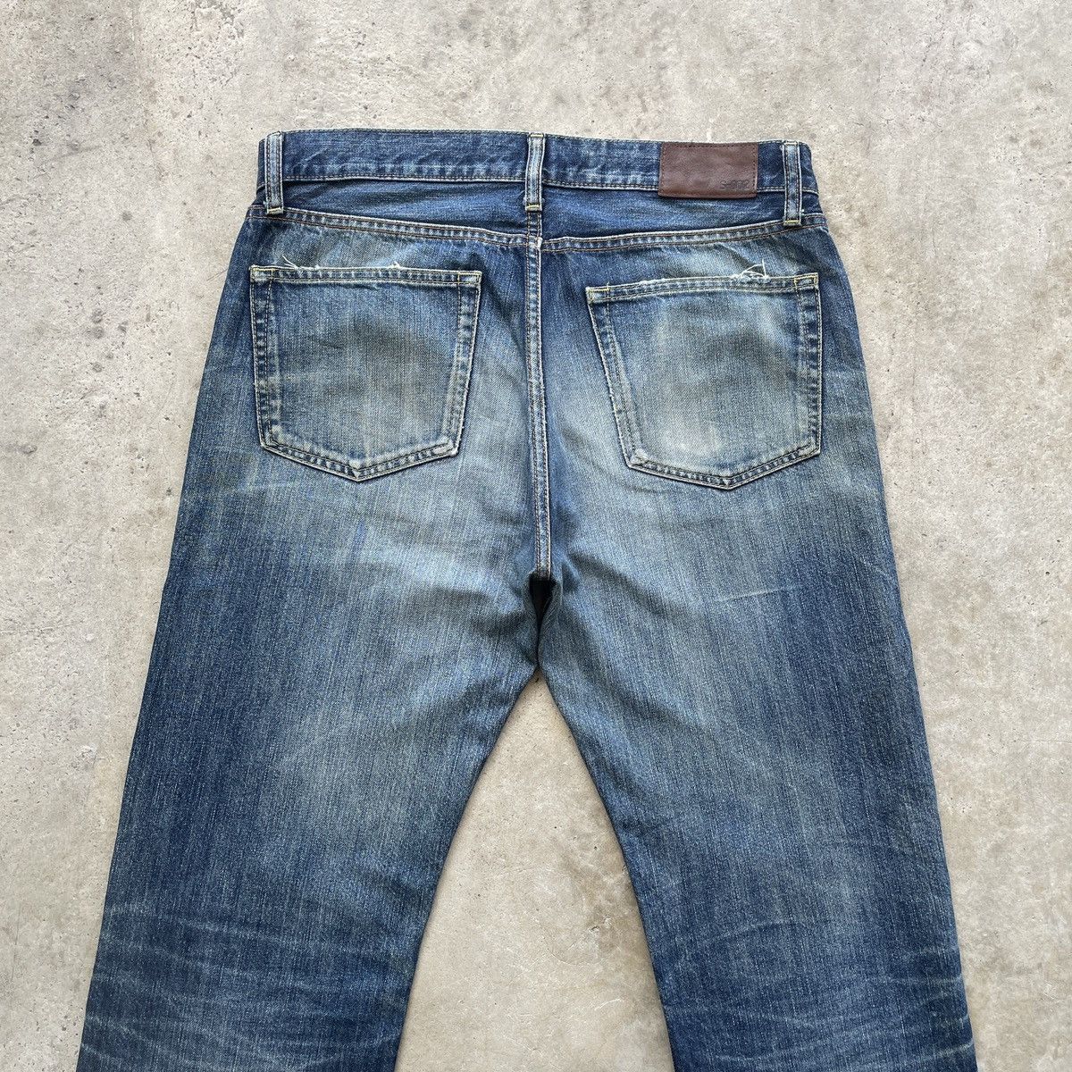 Japanese Brand Vintage Japanese MudWash Jeans Distressed Faded Pants W32 Size US 32 / EU 48 - 9 Thumbnail