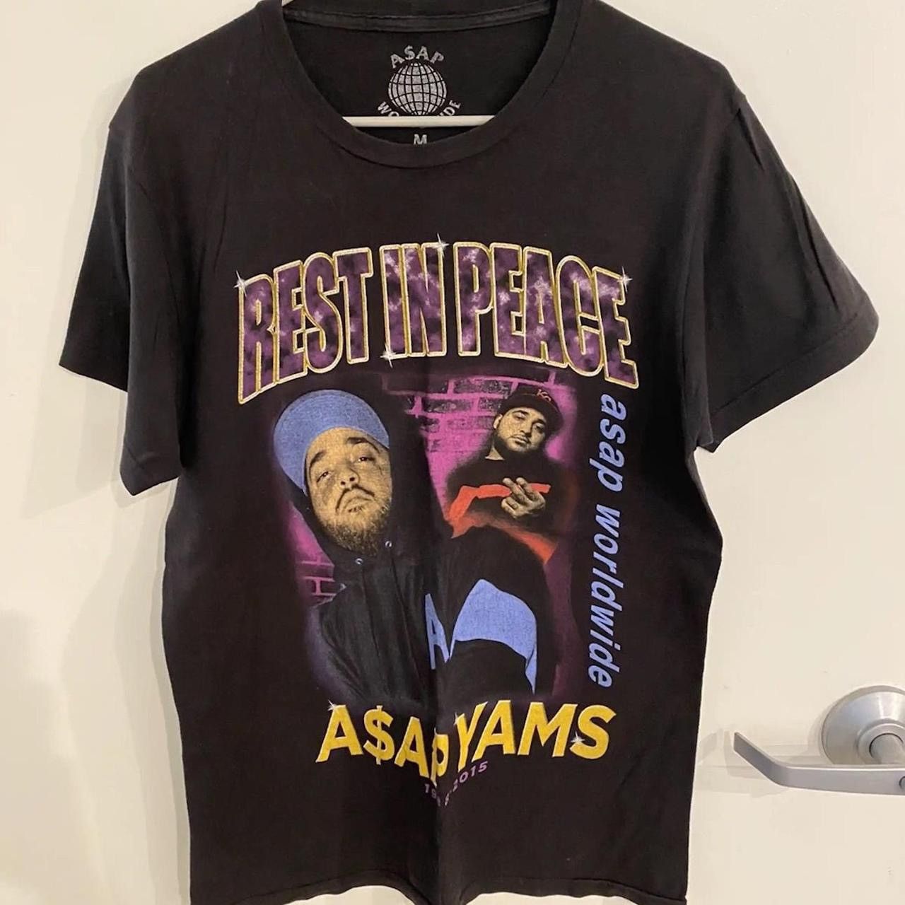 A$AP Rocky RIP YAMS T-Shirt Rare Size US M / EU 48-50 / 2 - 1 Thumbnail
