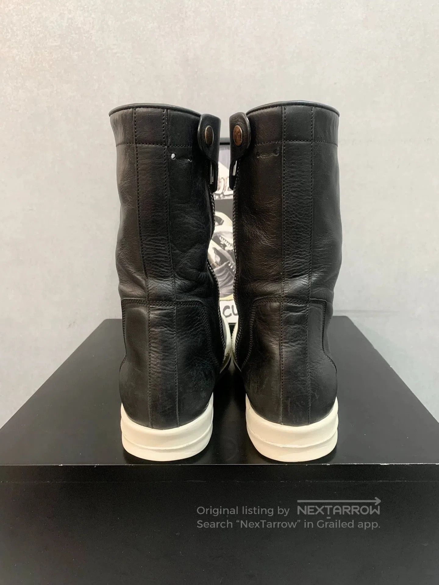 Rick Owens Rick Owens RO Leather Creeper Boots . Size US 7 / EU 40 - 7 Thumbnail