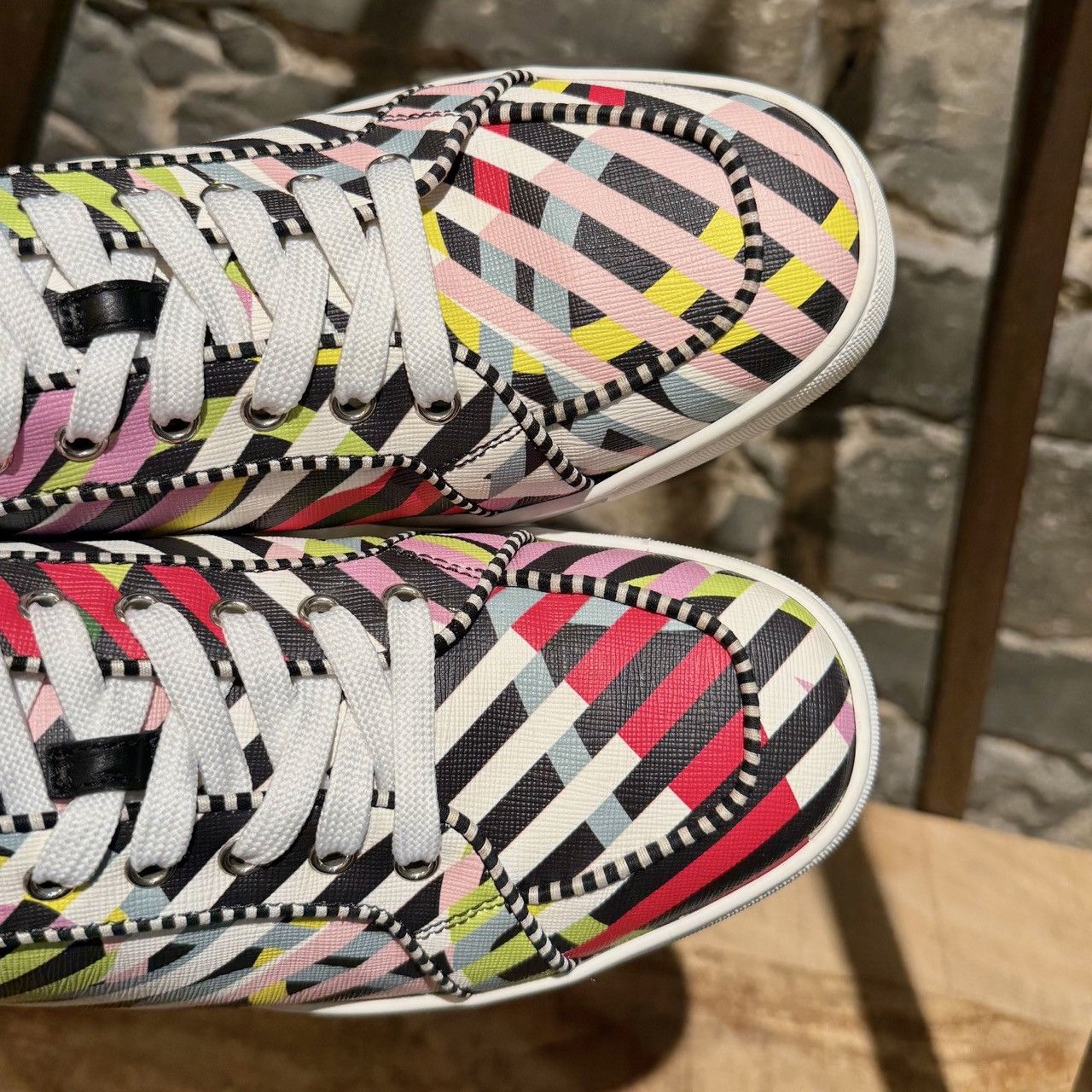 Christian Louboutin Christian Louboutin Coated Canvas Rantulow Sneakers Size US 10.5 / EU 43-44 - 14 Thumbnail