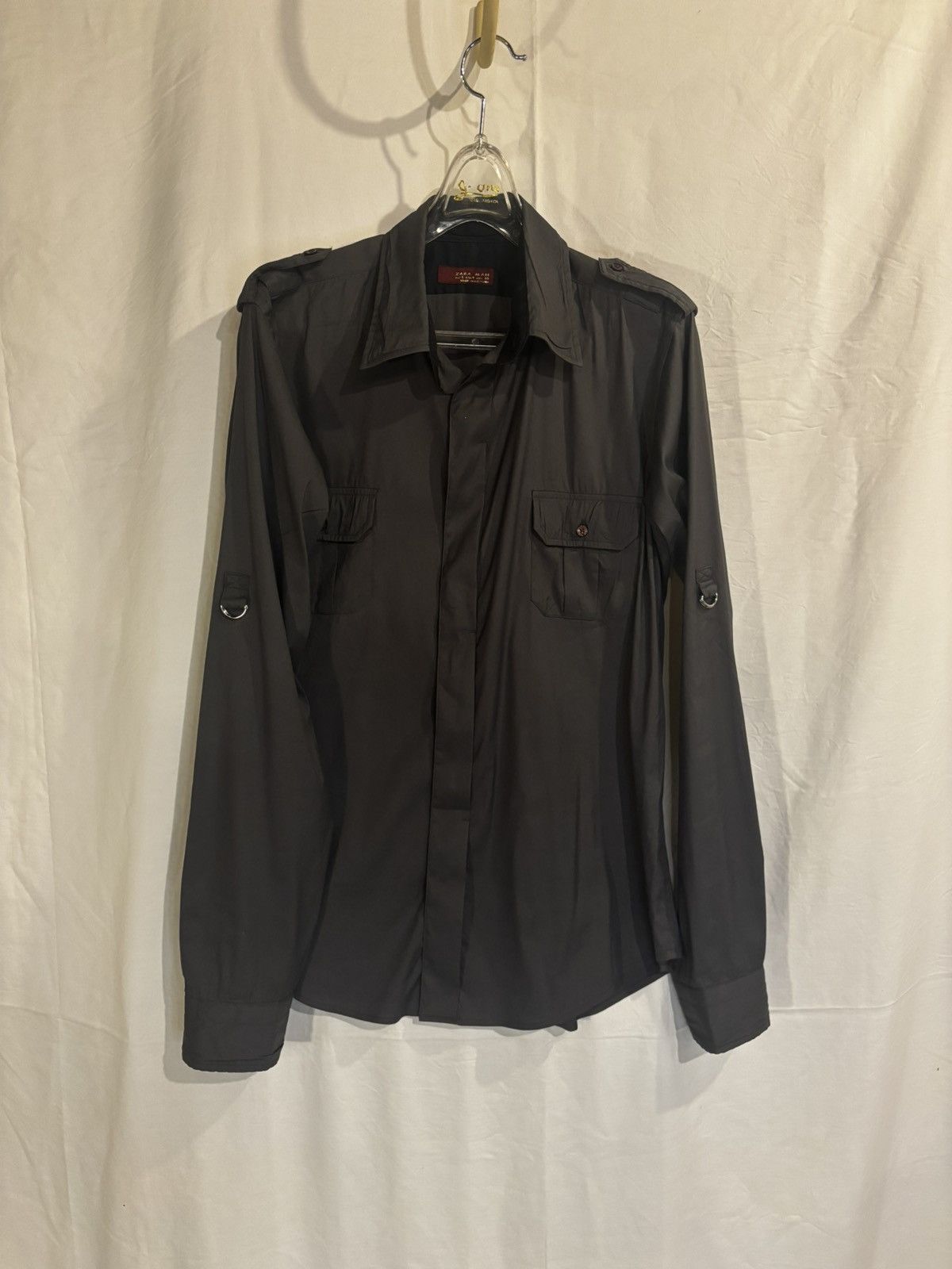 Zara Military button down Shirt.mt6607 Size US S / EU 44-46 / 1 - 10 Thumbnail