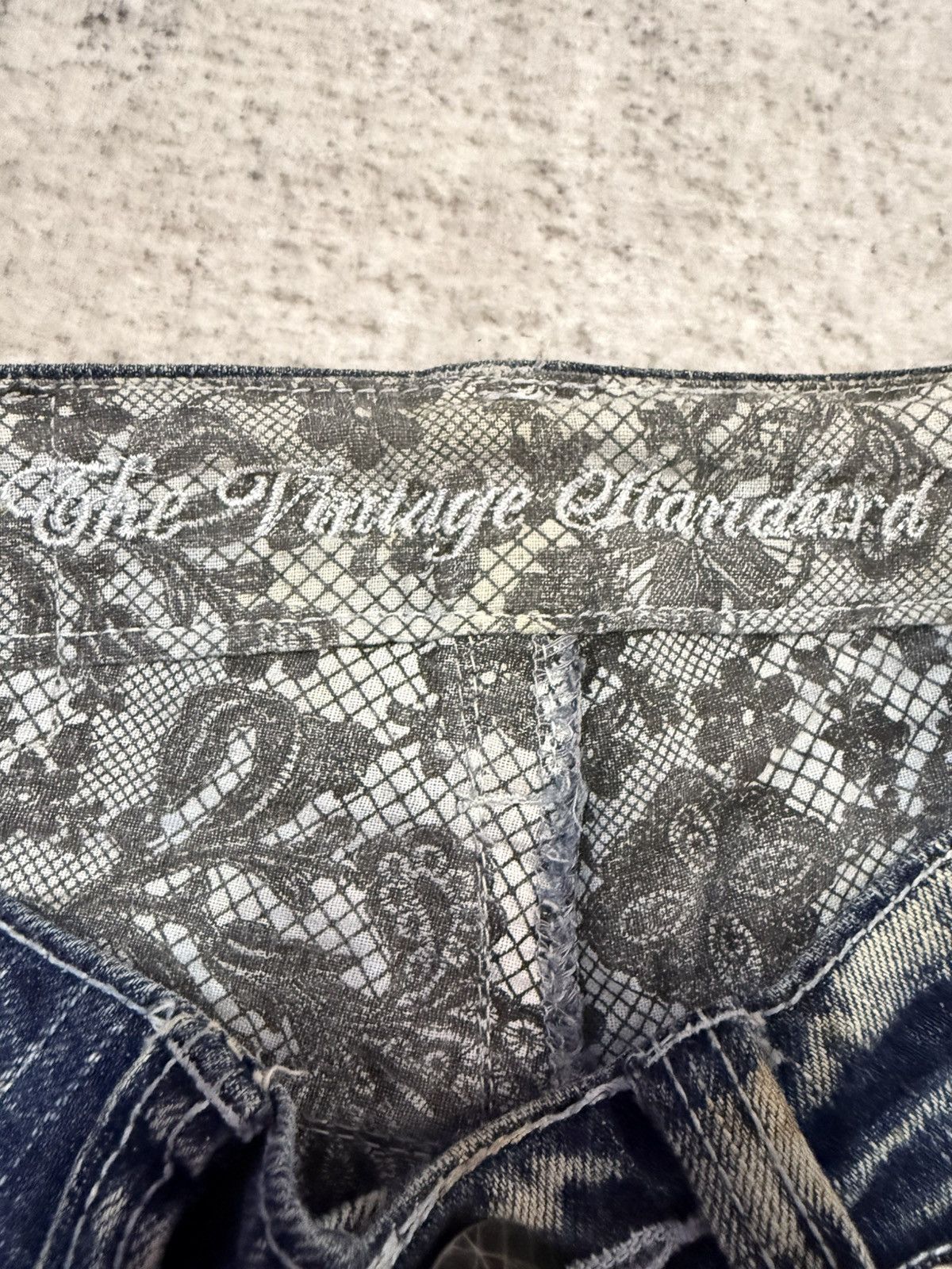 Hysteric Glamour × Japanese Brand The Vintage Standard Acid Wash Destroy Jeans Size US 29 - 21 Thumbnail