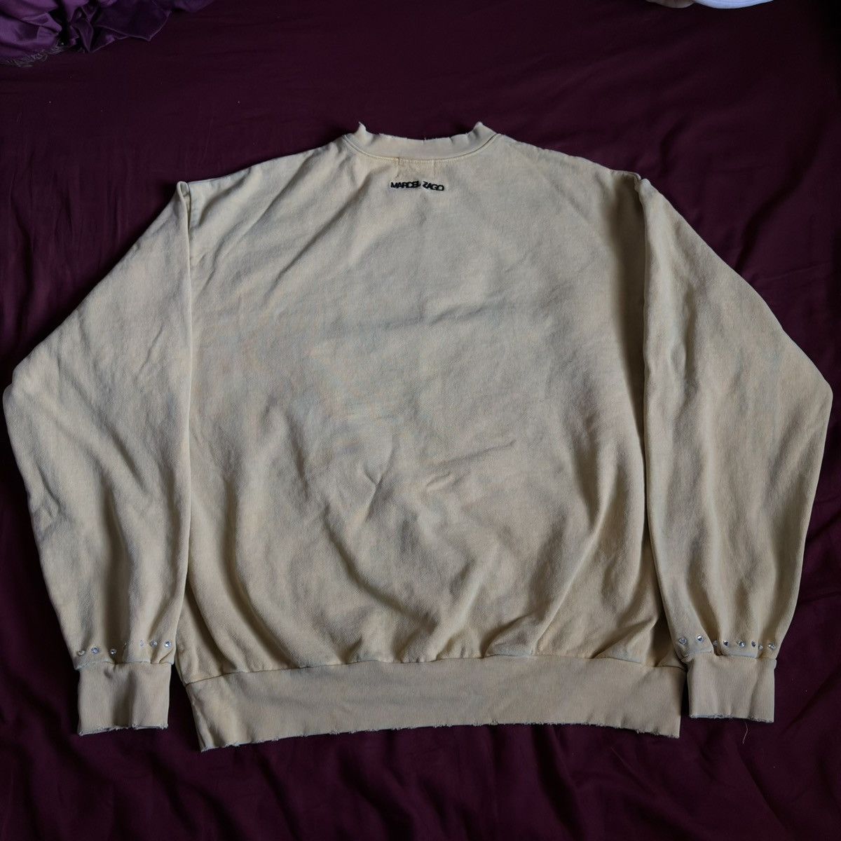 Asspizza × Marcel Zago “Cry” Britney Studded Crewneck Size US L / EU 52-54 / 3 - 3 Thumbnail