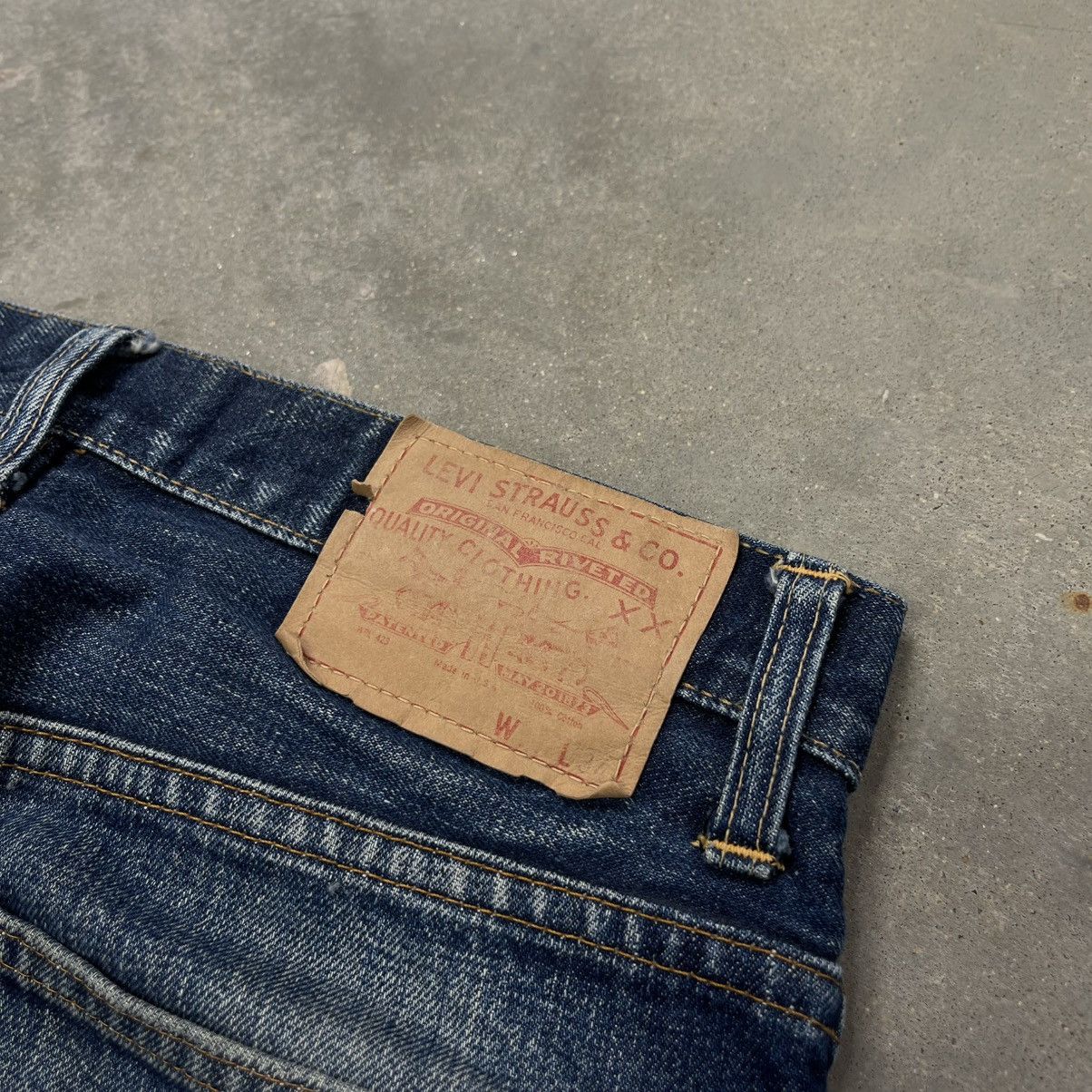 Levi's Vintage Levi’s 517 Big E Jeans Bootcut Flare Faded 60s Size US 30 / EU 46 - 5 Thumbnail