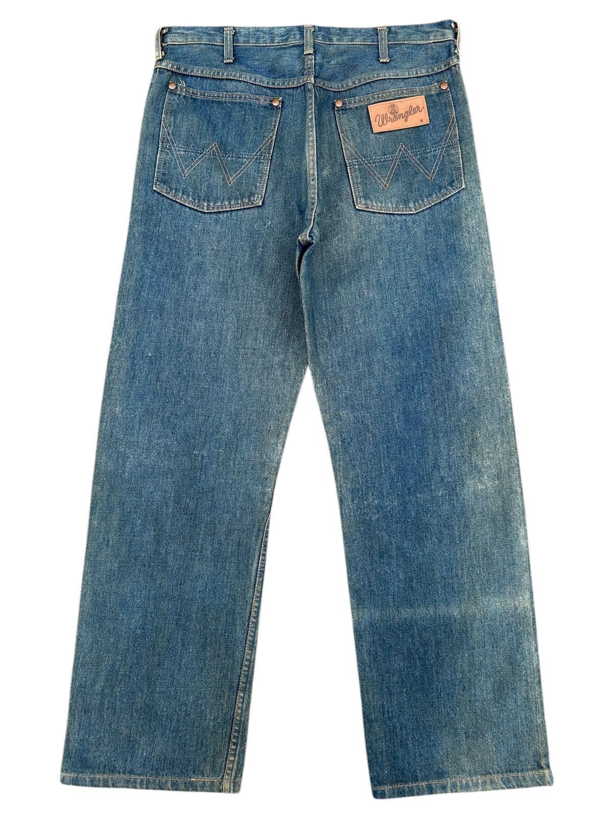 Kapital Vintage Wrangler Blue Bell Selvedge Distressed Denim Jeans Size US 32 / EU 48 - 1 Thumbnail