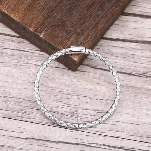 Jewelry × Sterling Silver Bracelet Sterling Silver 925 Size ONE SIZE - 2 Thumbnail