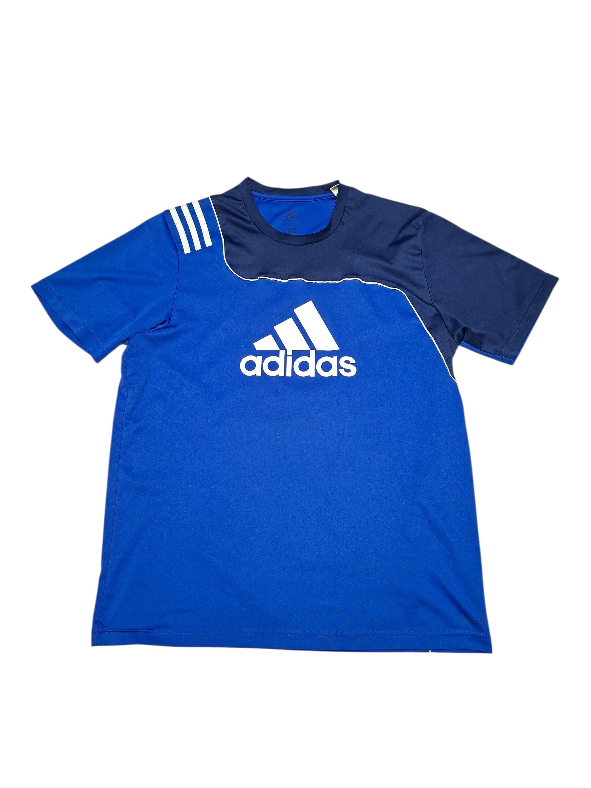Adidas ADIDAS VINTAGE 2010 BIG LOGO SOCCER JERSEY TEE Size US L / EU 52-54 / 3 - 1 Thumbnail