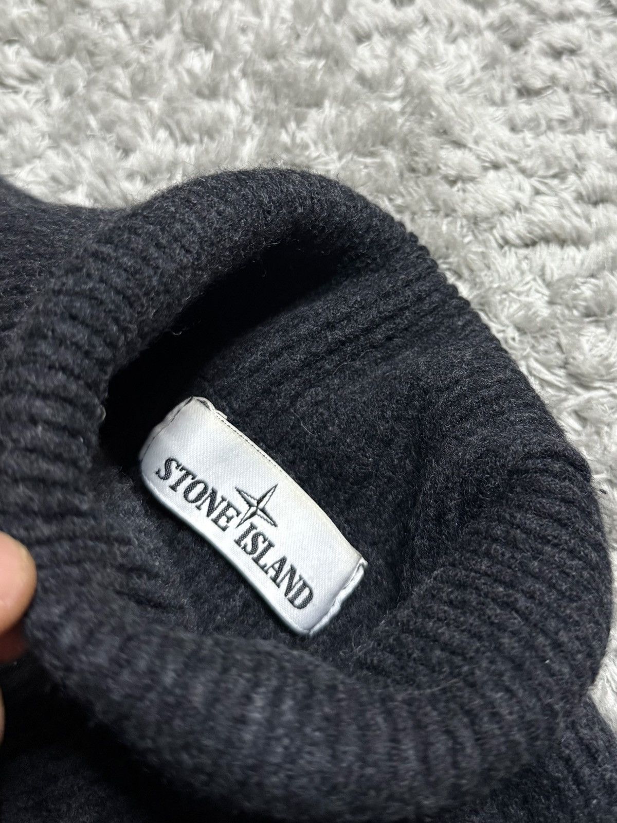 Stone Island Stone Island Sweater Rare Drip Drill Logo Itali Streetwear Size US S / EU 44-46 / 1 - 8 Thumbnail