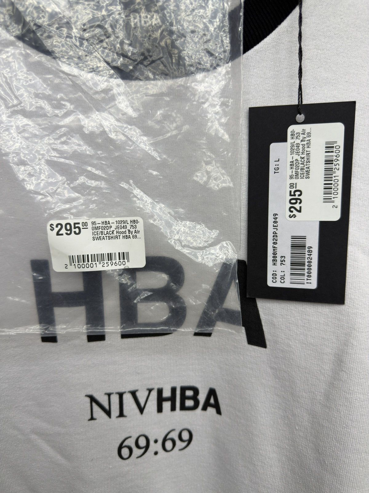 Hood By Air Hood By Air 69 Sweatshirt Size US L / EU 52-54 / 3 - 8 Thumbnail