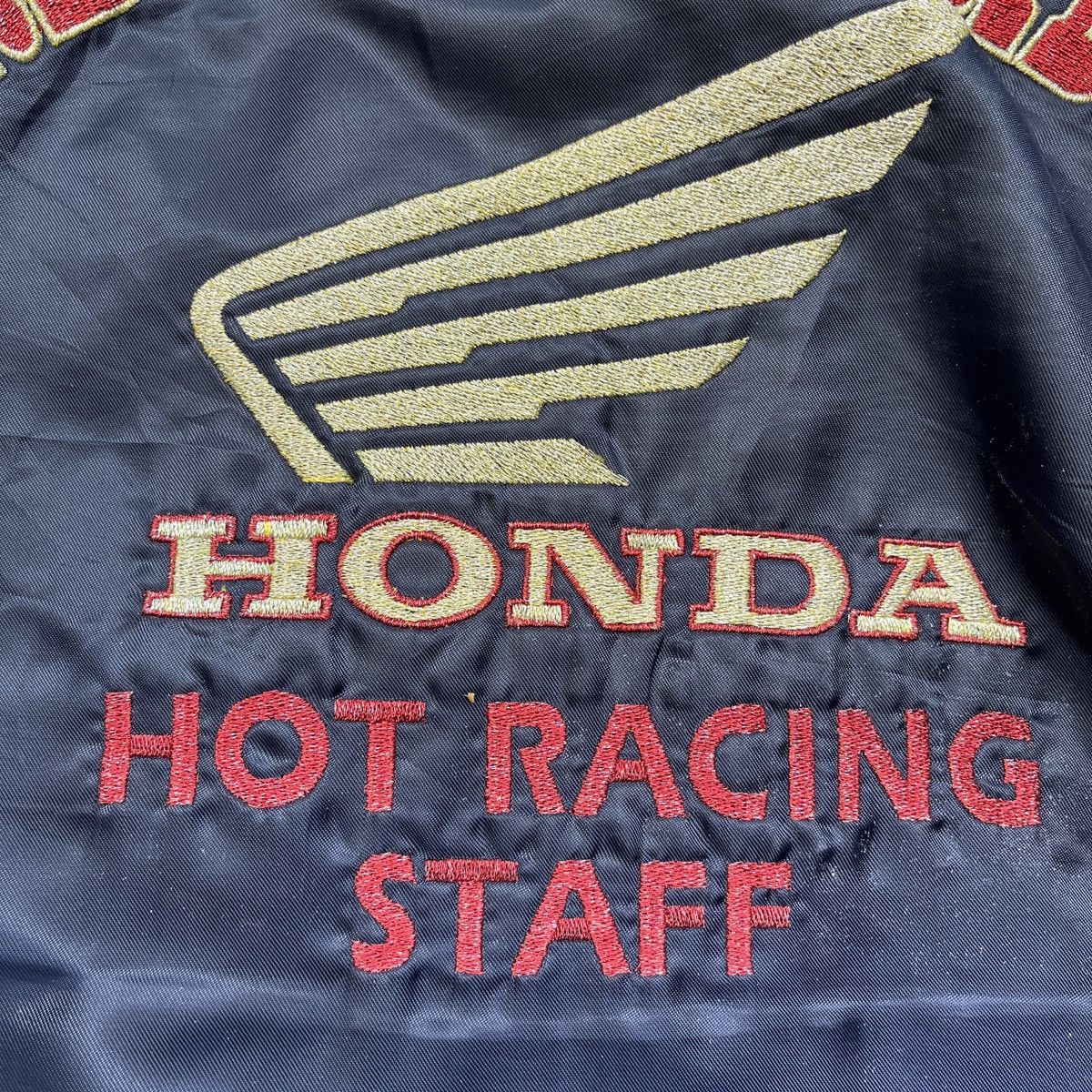 Honda × Vintage VINTAGE 80s HONDA HOT RACING STAFF BOMBER JACKET Size US L / EU 52-54 / 3 - 11 Thumbnail