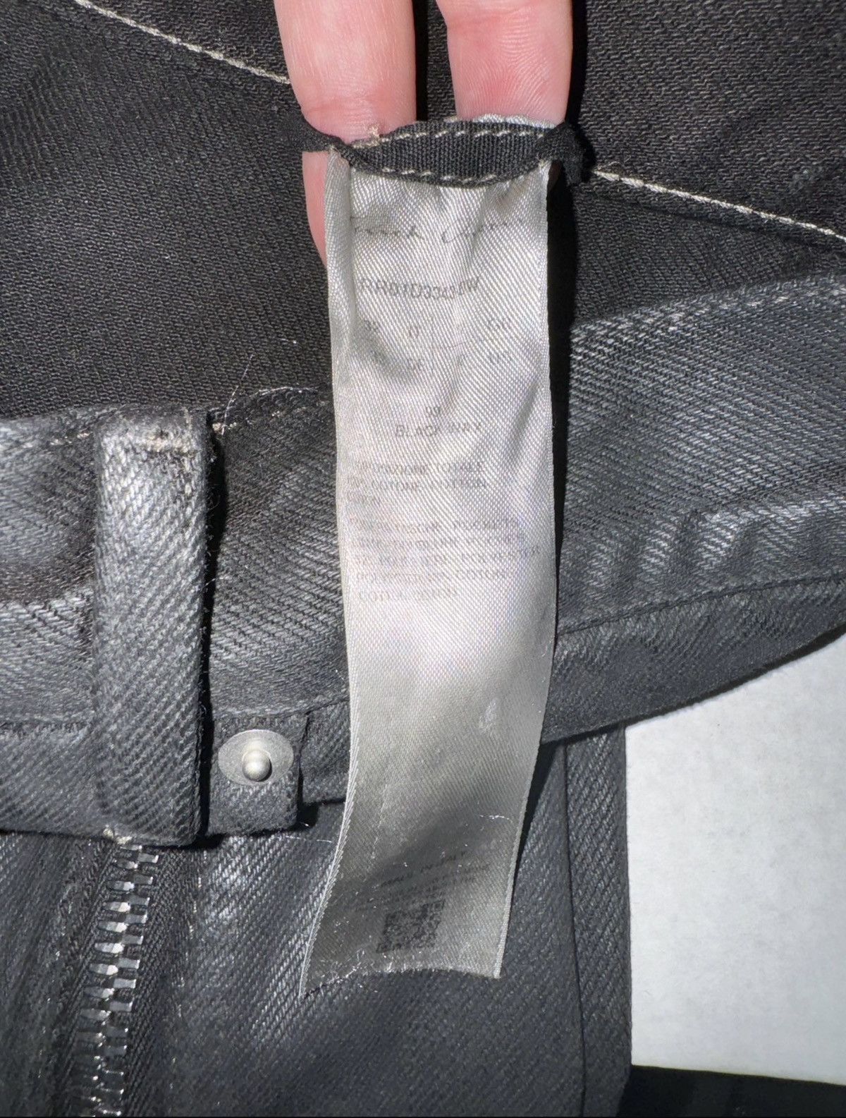 Rick Owens Rick Owens Waxed Bolan Banana Denim Sz.32 Size US 32 / EU 48 - 8 Thumbnail