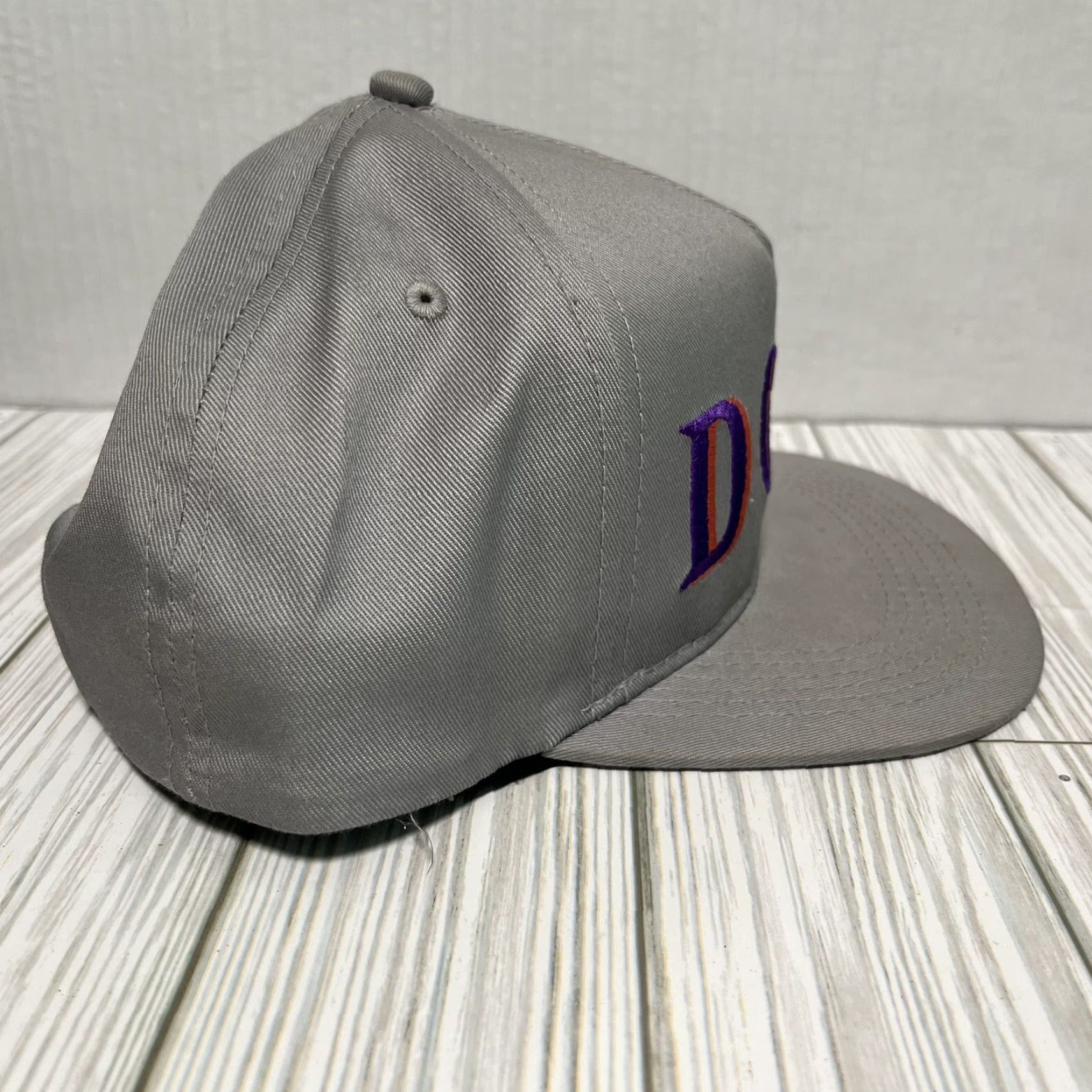 Vintage DOPE Hat Snapback Gray Adjustable Embroidered Cap Men One Size Cotton Knit Sports Outdoor USA 90s? Size ONE SIZE - 6 Thumbnail