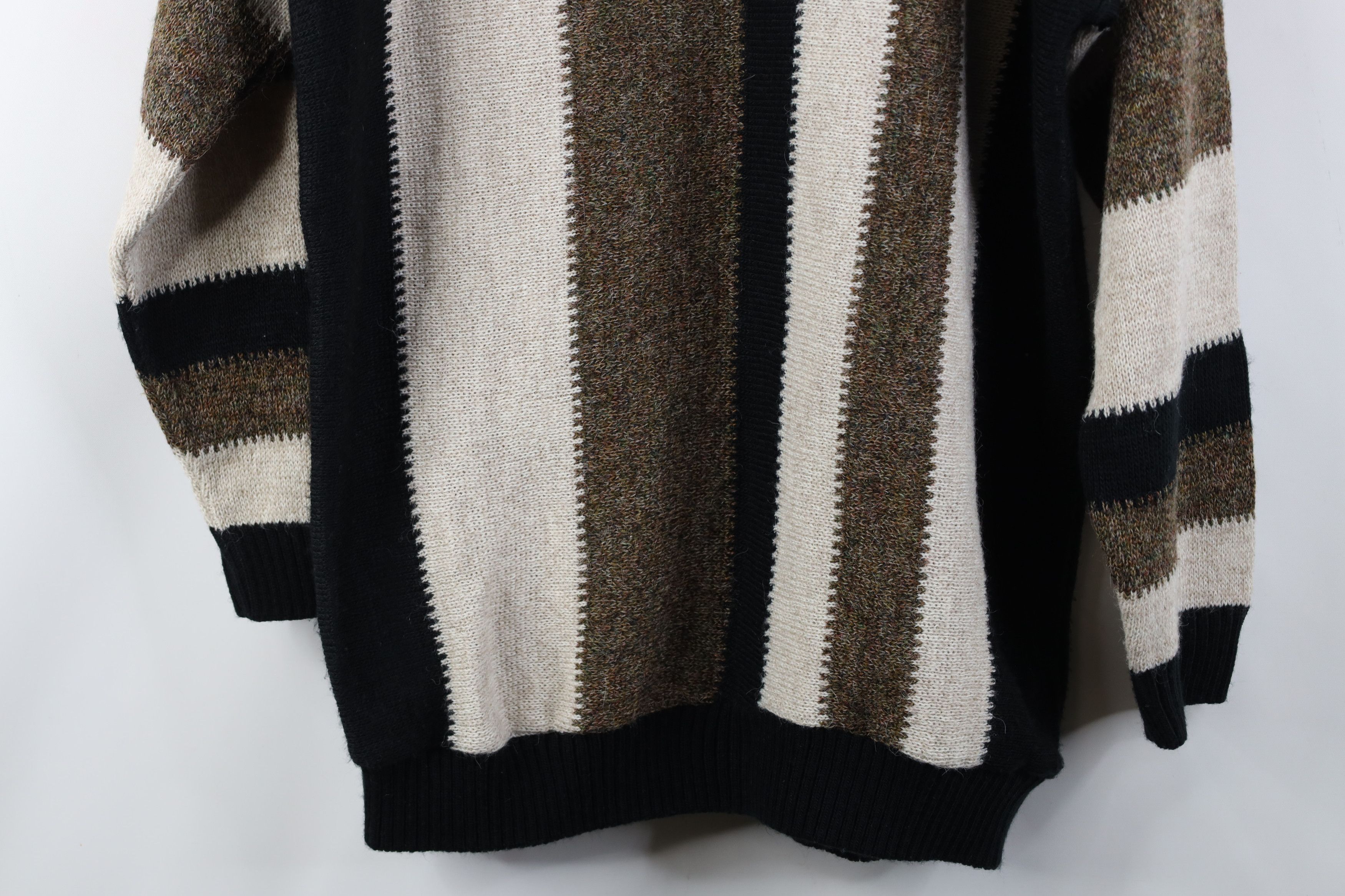 Vintage Vintage 90s Streetwear Wool Blend Sweater Earth Tone USA Size US XL / EU 56 / 4 - 13 Thumbnail