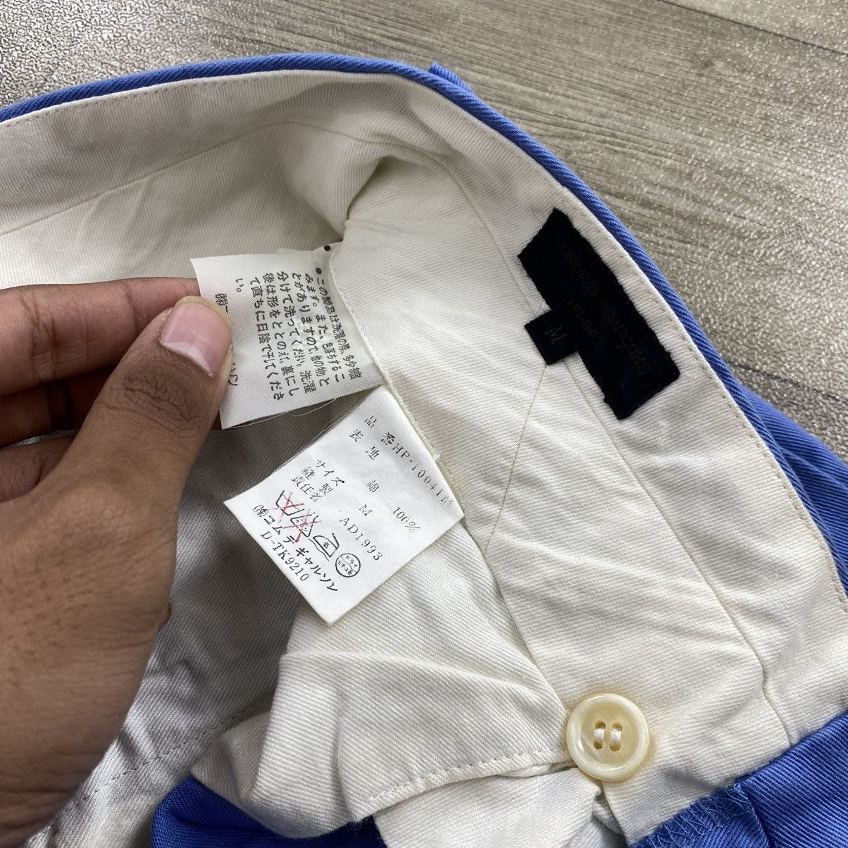 Comme des Garcons Homme 1990s Vintage Comme Des Garcons Homme Casual Pants Desinger Size US 30 / EU 46 - 7 Thumbnail
