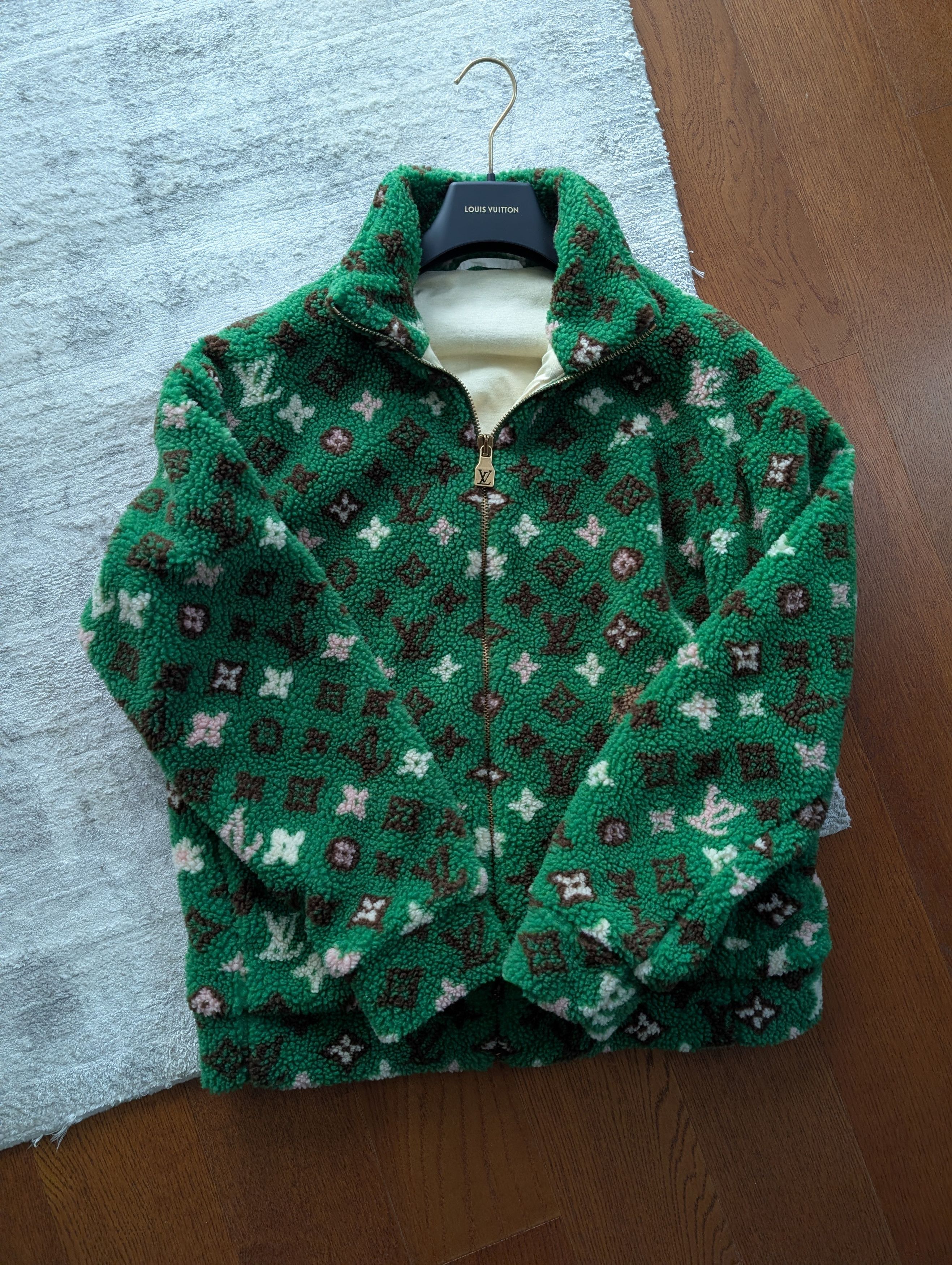 Louis Vuitton × Tyler The Creator LOUIS VUITTON TYLER MONOGRAM CRAGGY PRINT FLEECE JACKET Size US M / EU 48-50 / 2 - 2 Thumbnail