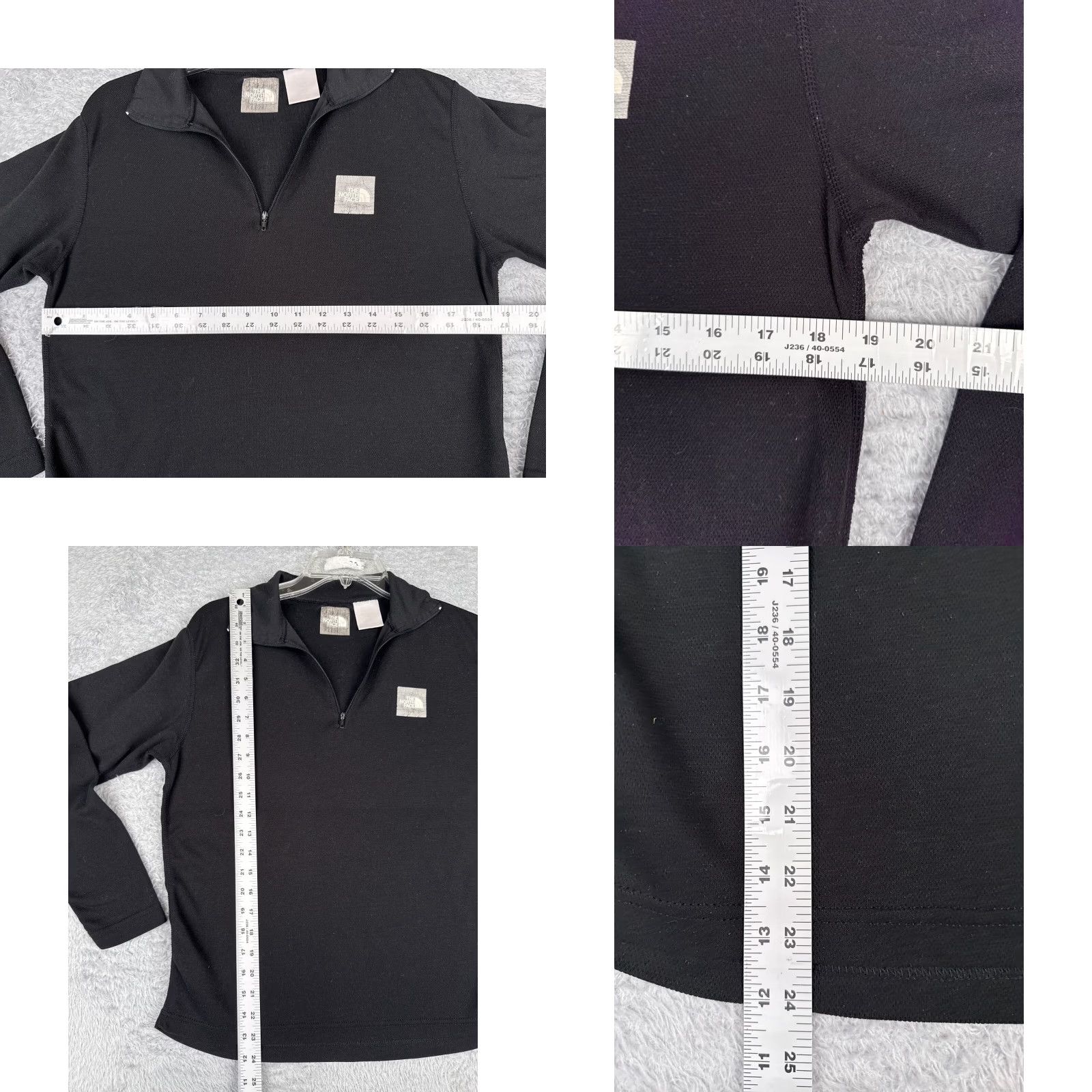 The North Face The North Face Shirt Men Large Black Long Sleeve 1/4 Zip Mock Neck Polyester Size US S / EU 44-46 / 1 - 8 Thumbnail