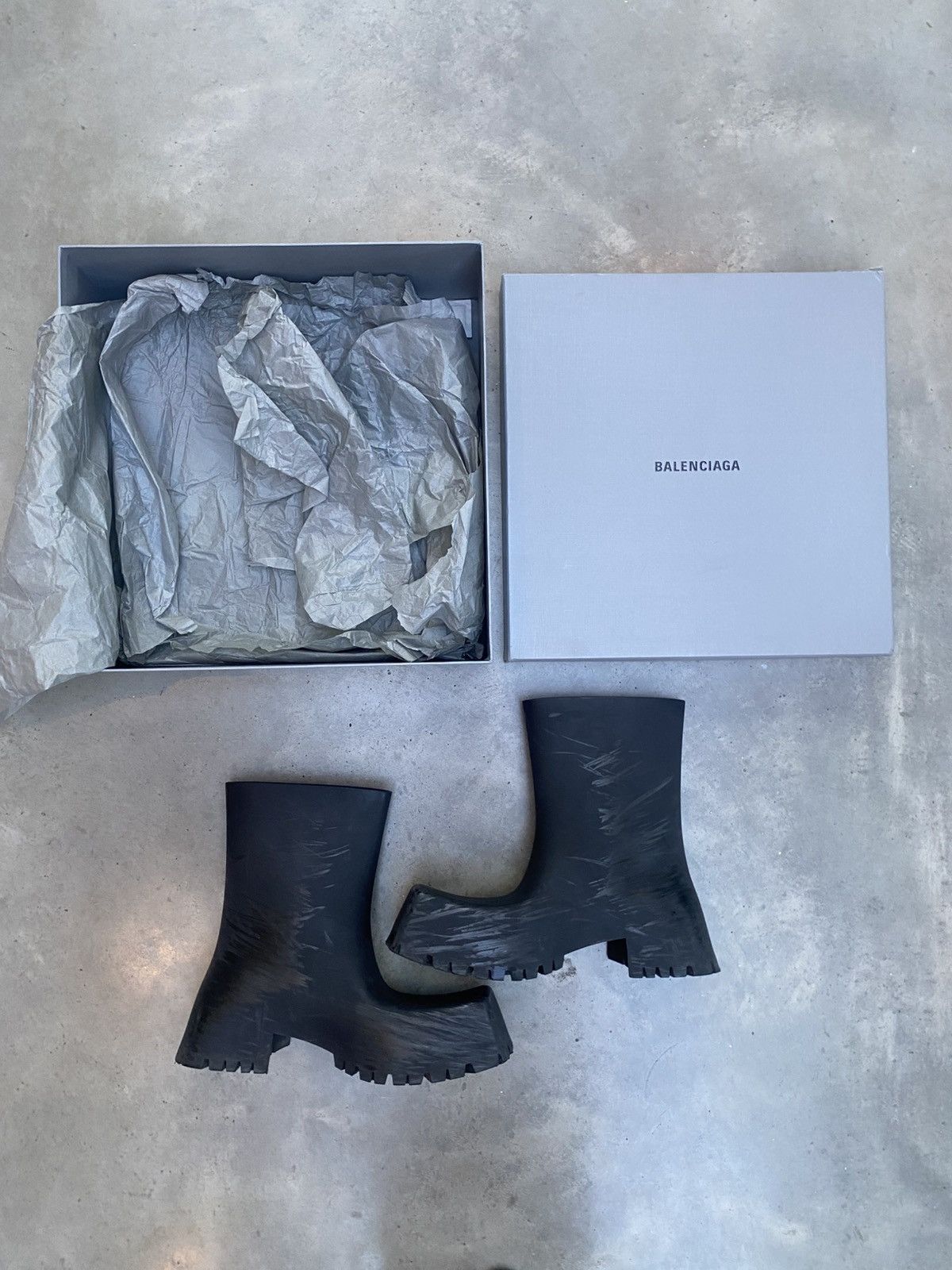 Balenciaga Balenciaga Rubber Trooper Boots Size US 11 / EU 44 - 2 Thumbnail