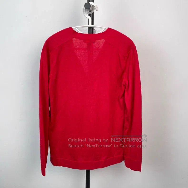 Louis Vuitton Louis Vuitton Red Wool Cardigan shirt Size US L / EU 52-54 / 3 - 2 Thumbnail