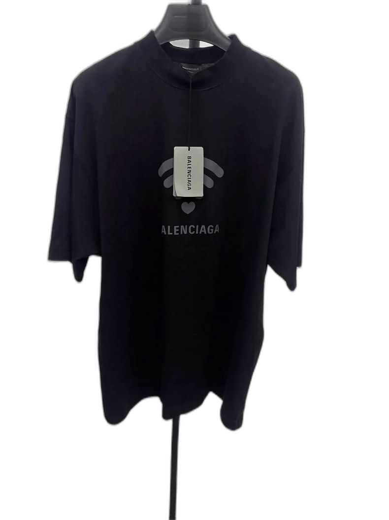 Balenciaga Balenciaga Wifi Short Sleeve T-Shirt Size US S / EU 44-46 / 1 - 1 Thumbnail