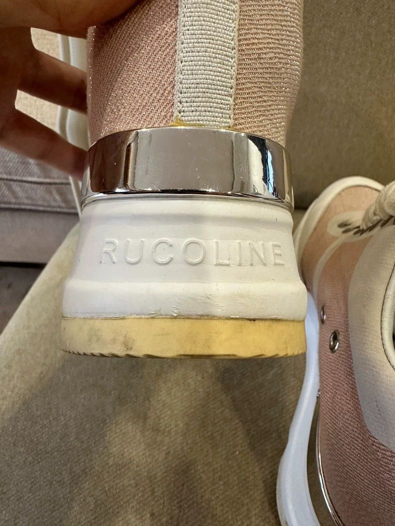 Amiri Pink and White Platform Sneakers for Women-2506 Size US 8 / IT 38 - 5 Thumbnail
