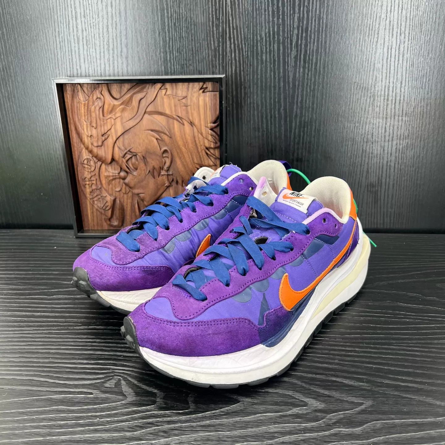 Sacai sacai x Nike vaporwaffle Purple Gold men's 42.5 Size US 9.5 / EU 42-43 - 1 Thumbnail