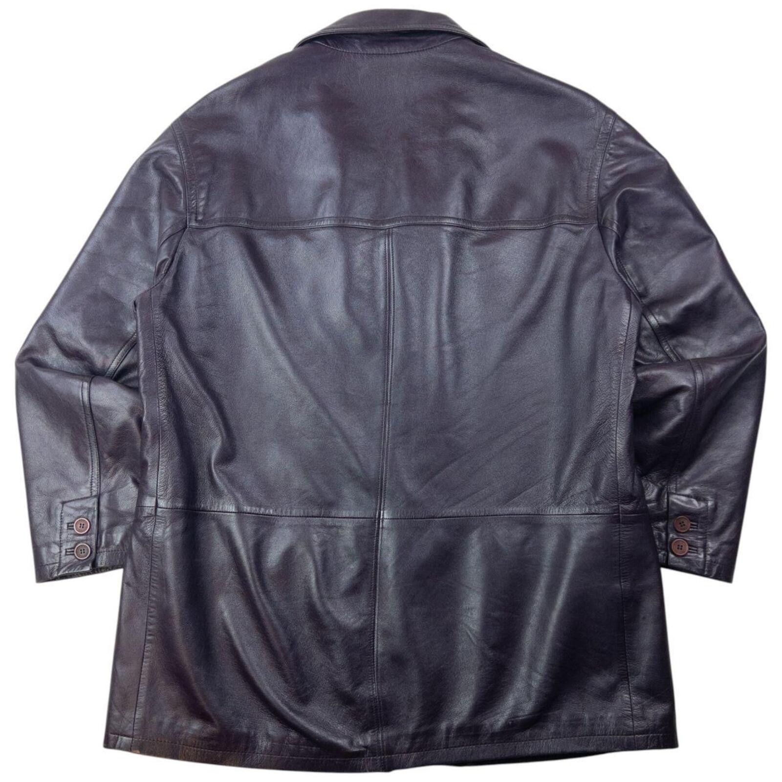 Versace Vintage 2000s Versace Classic V2 Leather Jacket Size XXL Size US XXL / EU 58 / 5 - 3 Thumbnail