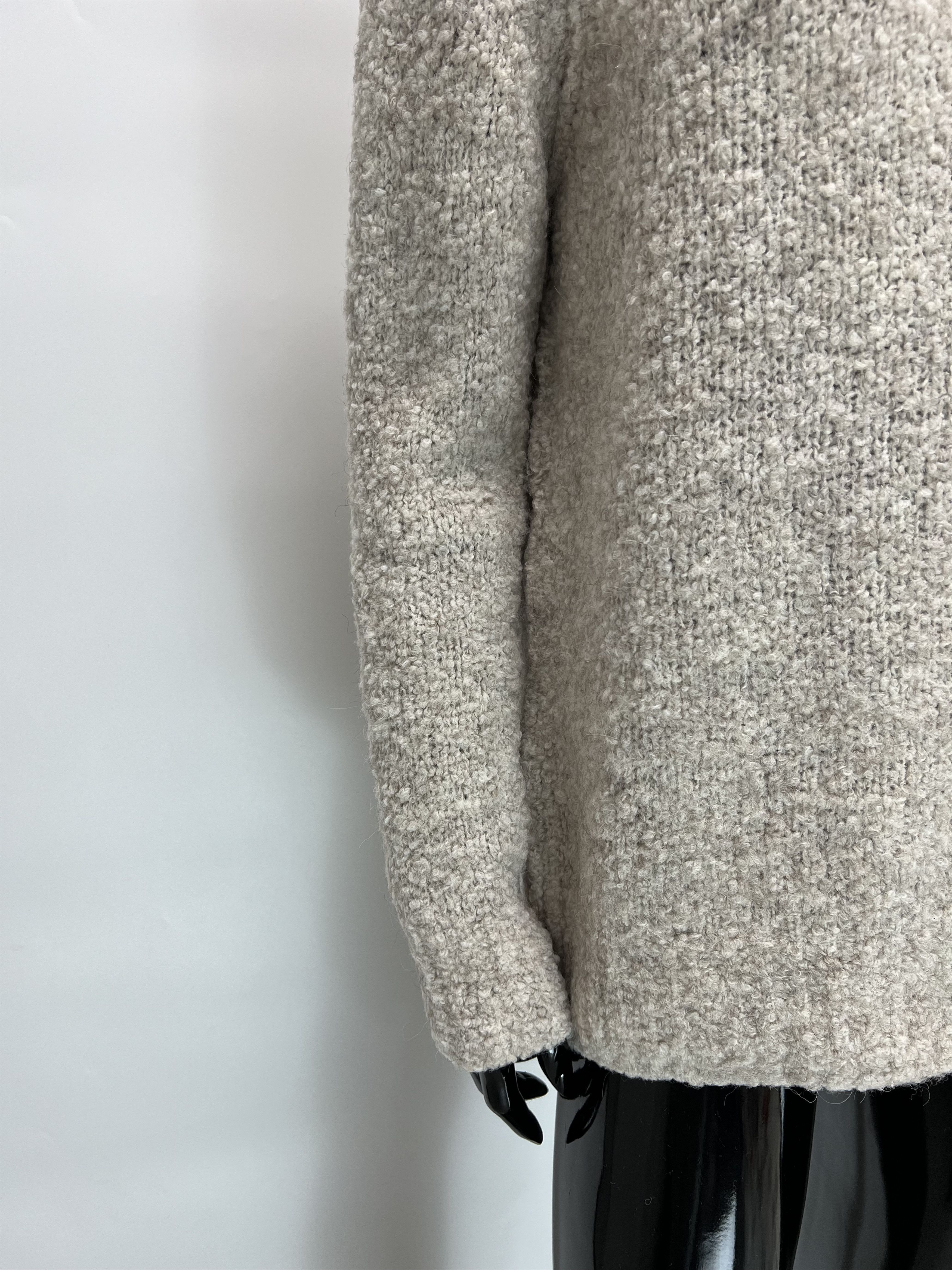 forte_forte Forte_Forte Women's Beige Wool Alpaca Knit Sweater Size 2 Size M / US 6-8 / IT 42-44 - 6 Thumbnail
