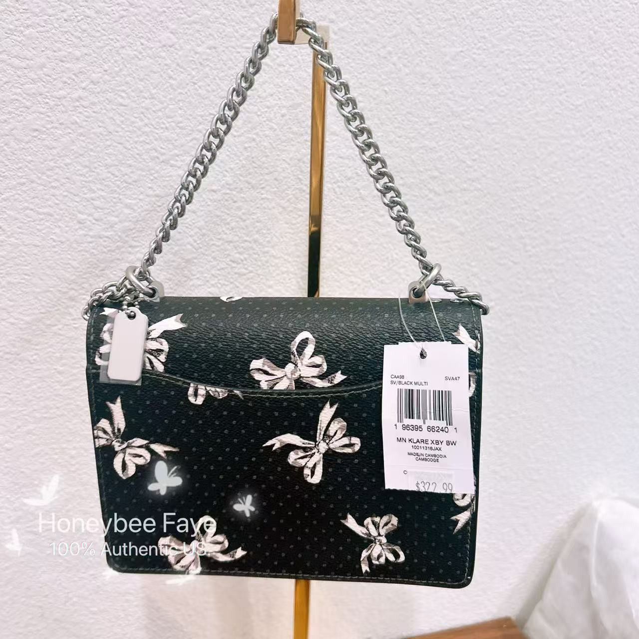 Coach Mini Klare Crossbody Bag With Bow Print CAA98 Size ONE SIZE - 3 Thumbnail