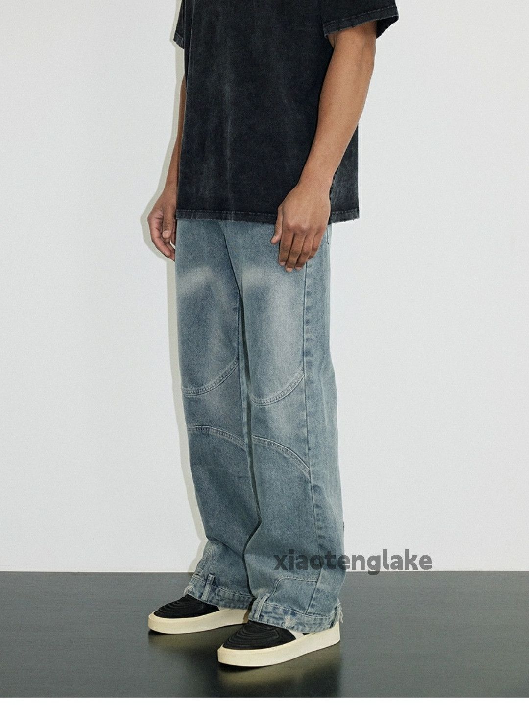 Jean × Vintage washed faded cleanfit yuppie skate punk flared jeans Size US 30 / EU 46 - 2 Thumbnail