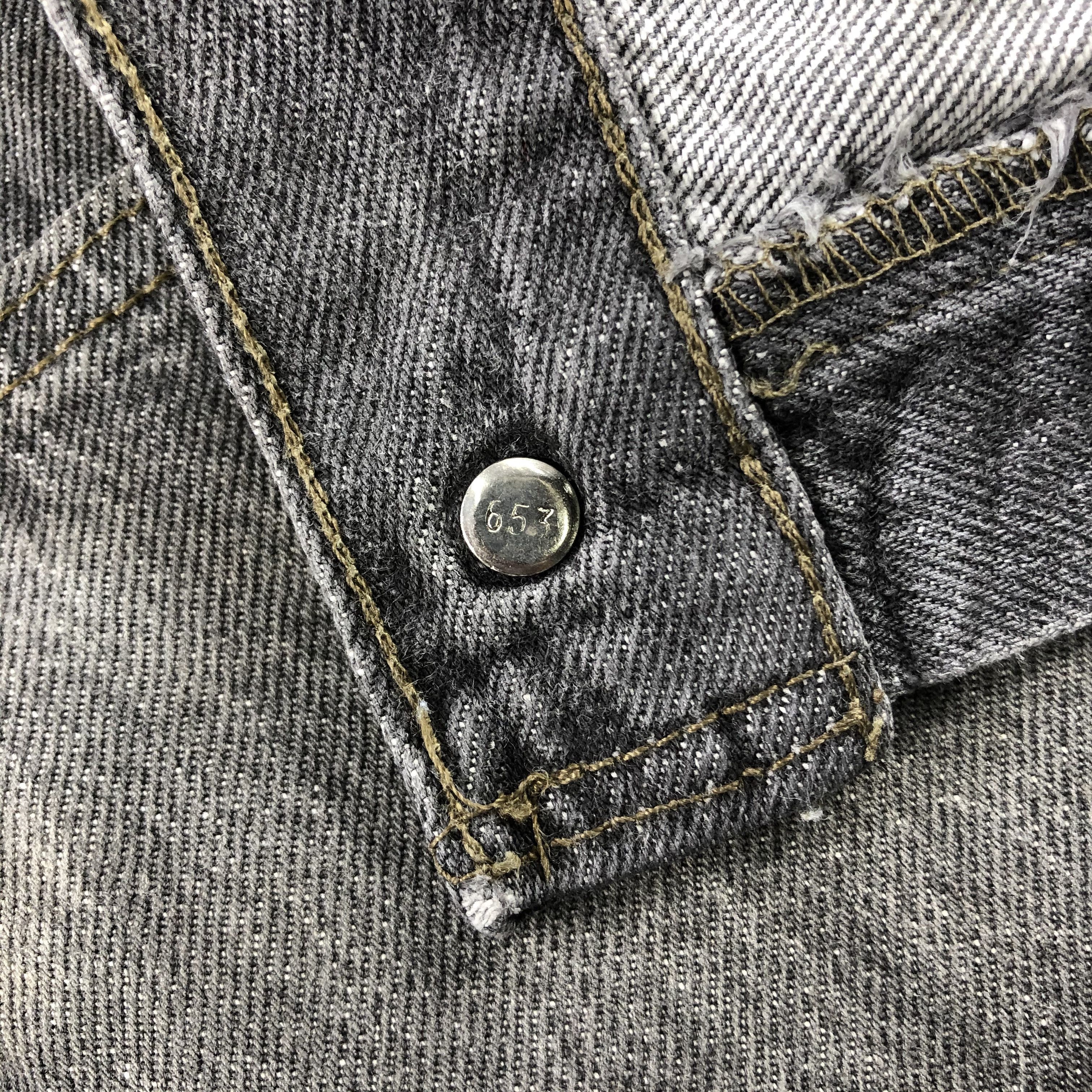 Levi's Vintage 90s Levis 501 Faded Black Jeans-JM2355 Size US 37 - 14 Thumbnail