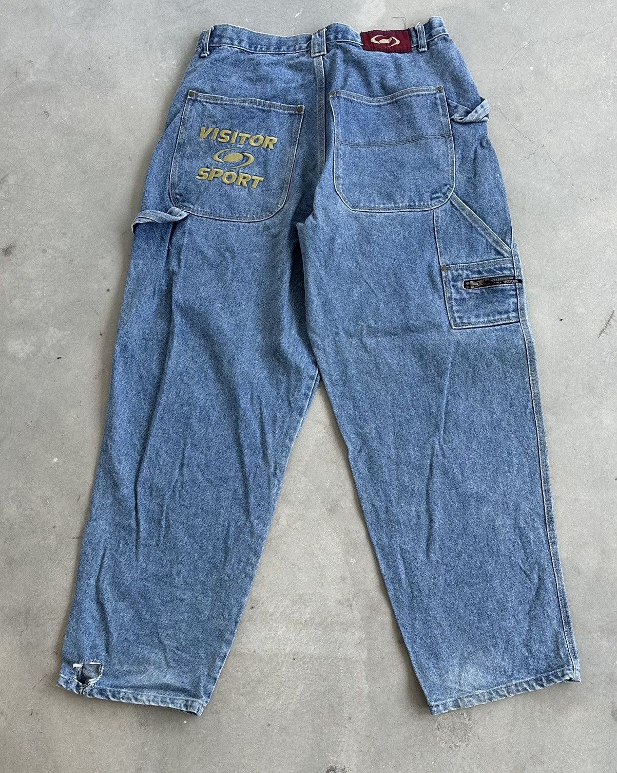 Vintage VINTAGE VISITOR SPORT BAGGY CARPENTER PANT(JNCO) Size US 34 / EU 50 - 1 Thumbnail
