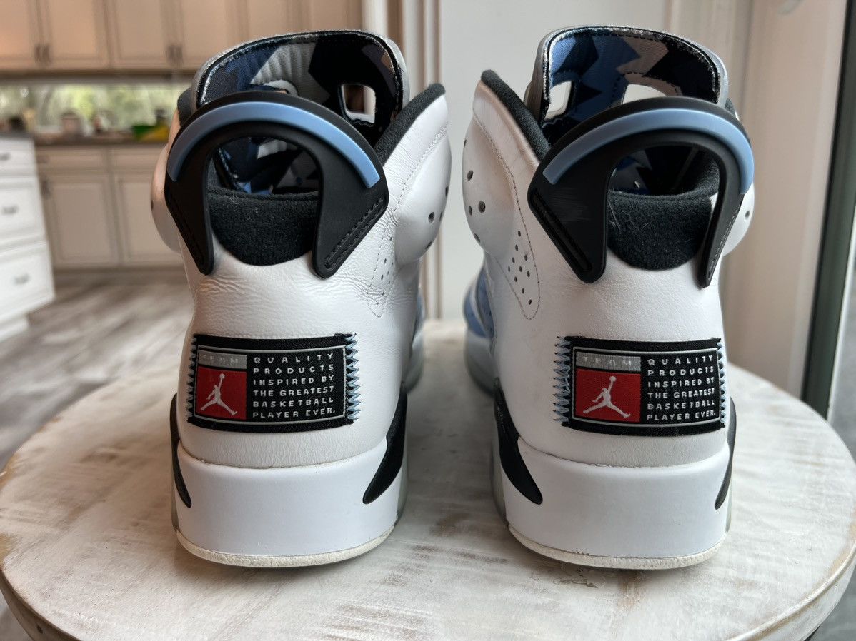 Jordan Brand × Nike Nike Air Jordan 6 Retro UNC Home Size 9.5 Size US 9.5 / EU 42-43 - 4 Thumbnail