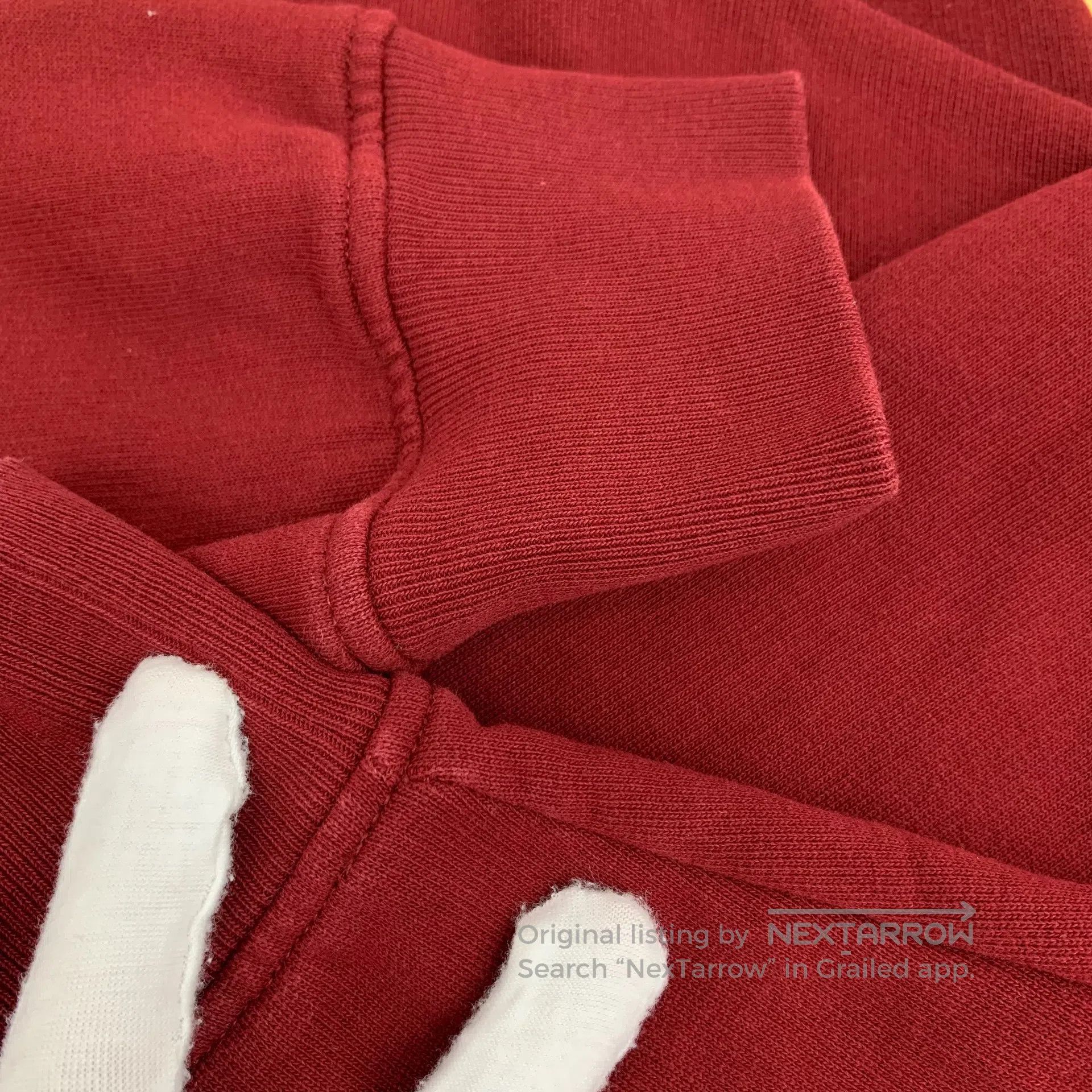 Miu Miu Miu Miu Dark red logo lettering embroidery cotton round-ne Size M / US 6-8 / IT 42-44 - 9 Thumbnail