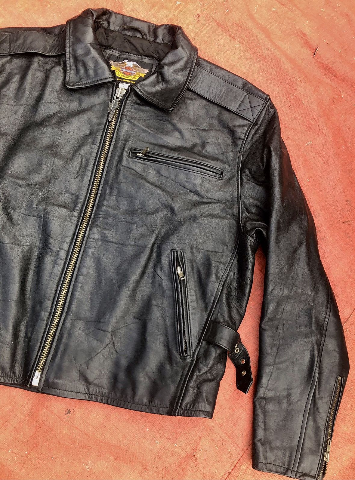 Harley Davidson HARLEY DAVIDSON LEATHER JACKET Size US L / EU 52-54 / 3 - 2 Thumbnail