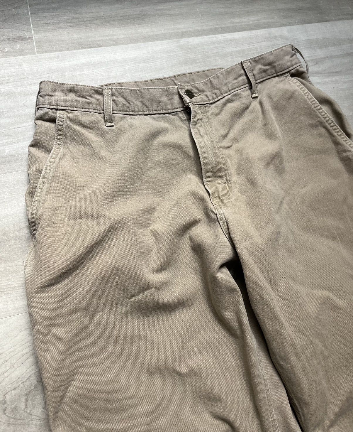 Vintage Vintage Carhartt Dungaree Fit Pants Size: 35x32 tag:36x34 Size US 35 - 8 Thumbnail
