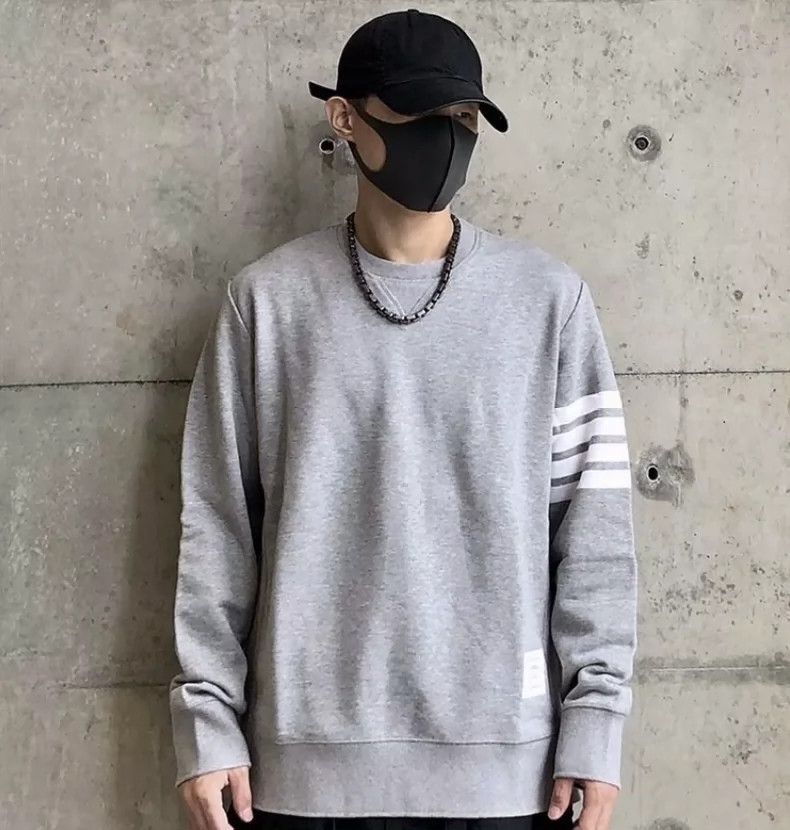 Thom Browne Thom Browne Round collar long sleeve hoodie Size US L / EU 52-54 / 3 - 8 Thumbnail
