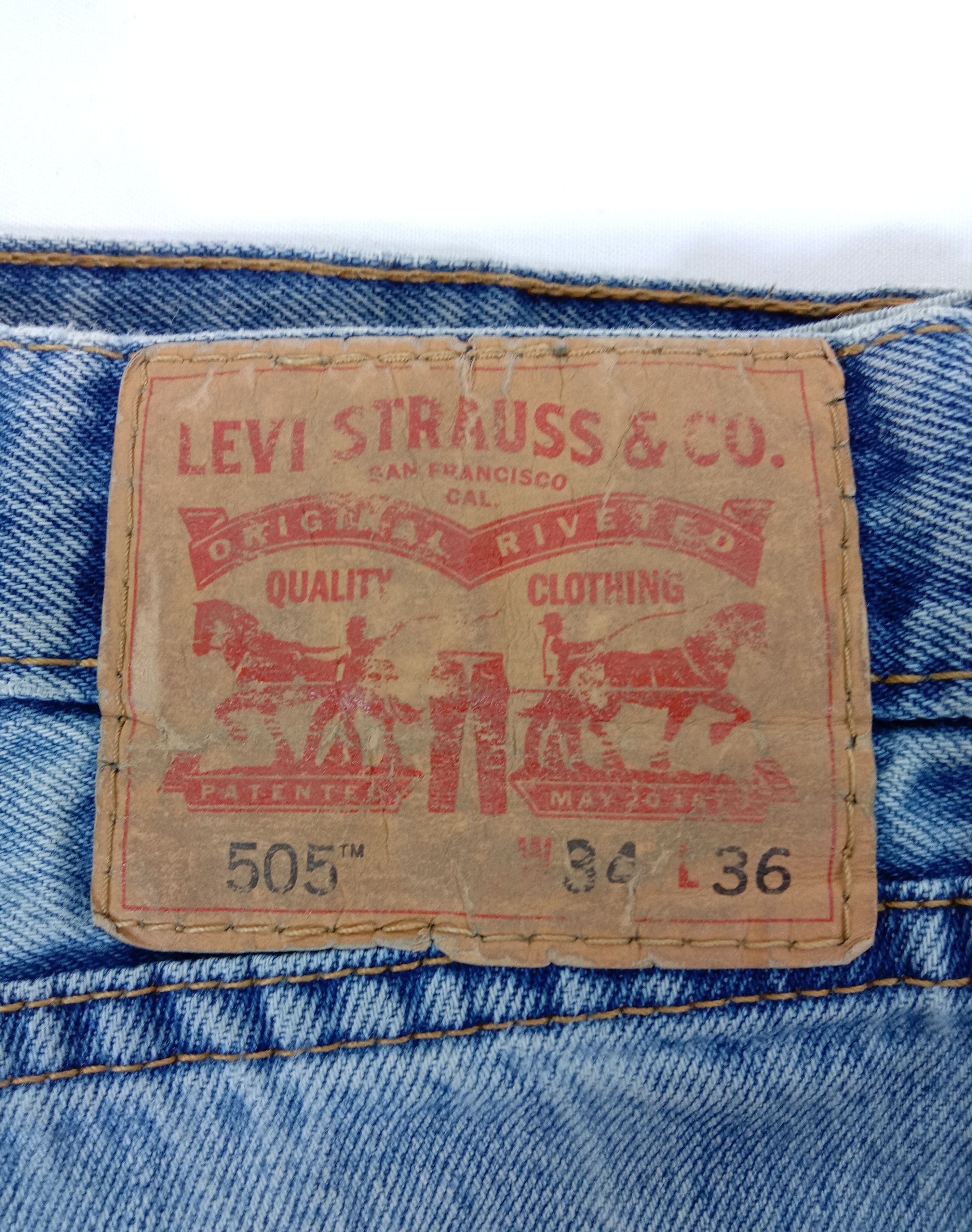 Levi's Vintage Levi's 505 Jeans Light Wash Straight Fit Denim Size US 34 / EU 50 - 15 Thumbnail
