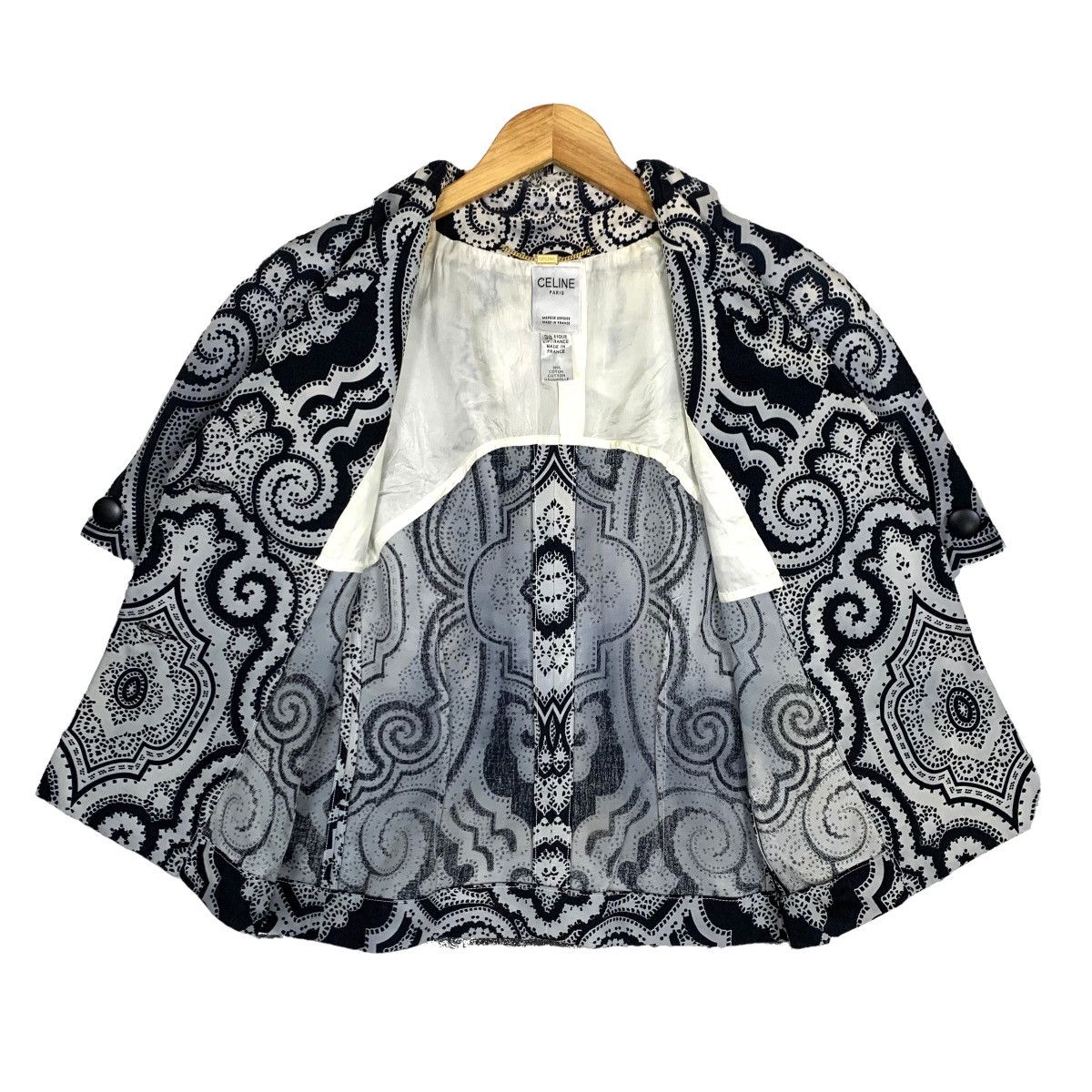Celine Celine Paris Paisley Printed Women Button Up Blouse Shirt Size S / US 4 / IT 40 - 7 Thumbnail