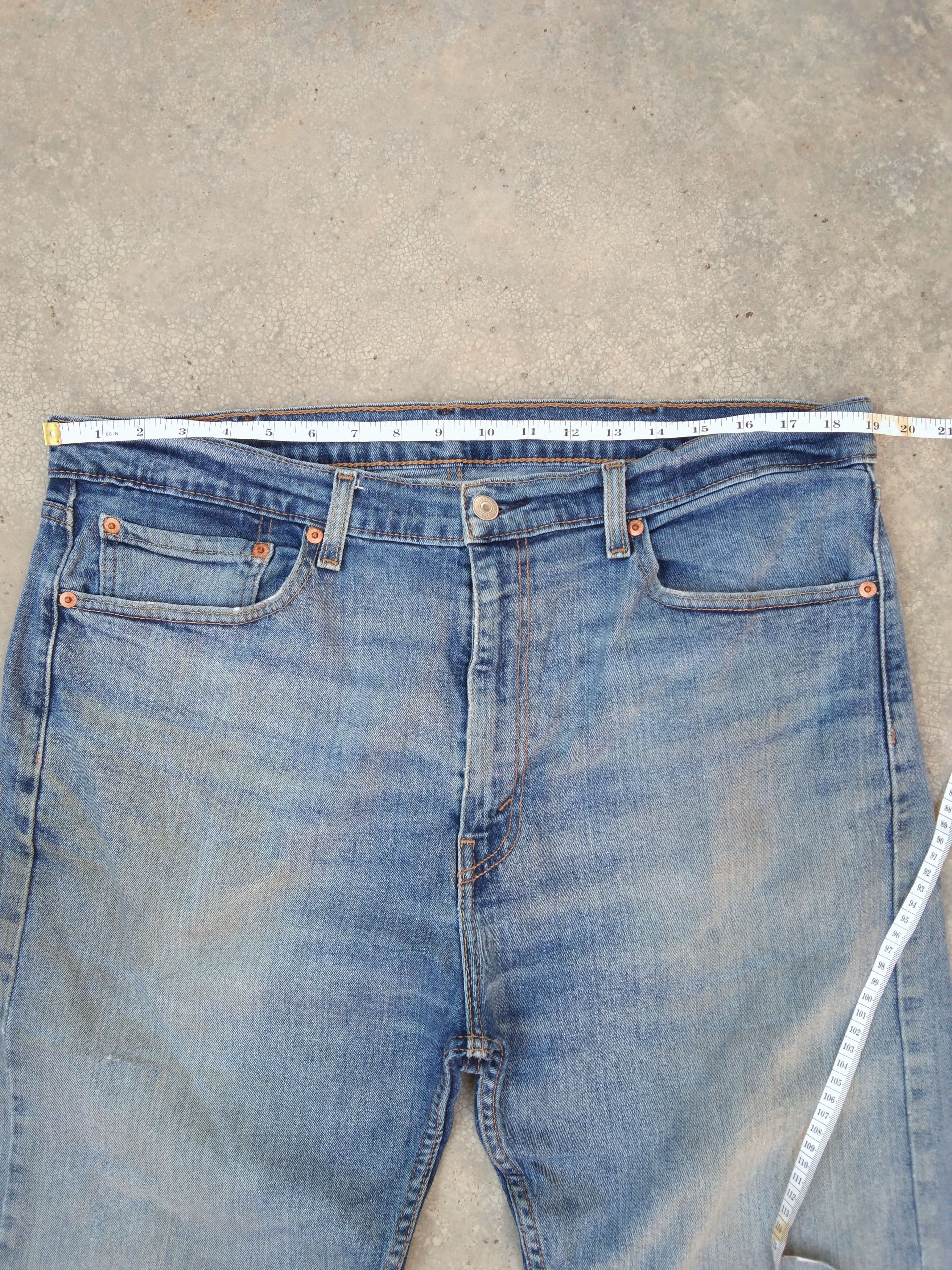 Levi's Vintage Levi's Jeans 505 Faded Blue Distressed Denim 38x32 Size US 38 / EU 54 - 7 Thumbnail