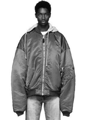 Vintage Vintage Vetements Balenciaga (DEMNA) Oversized Style Bomber Size US XXL / EU 58 / 5 - 11 Thumbnail