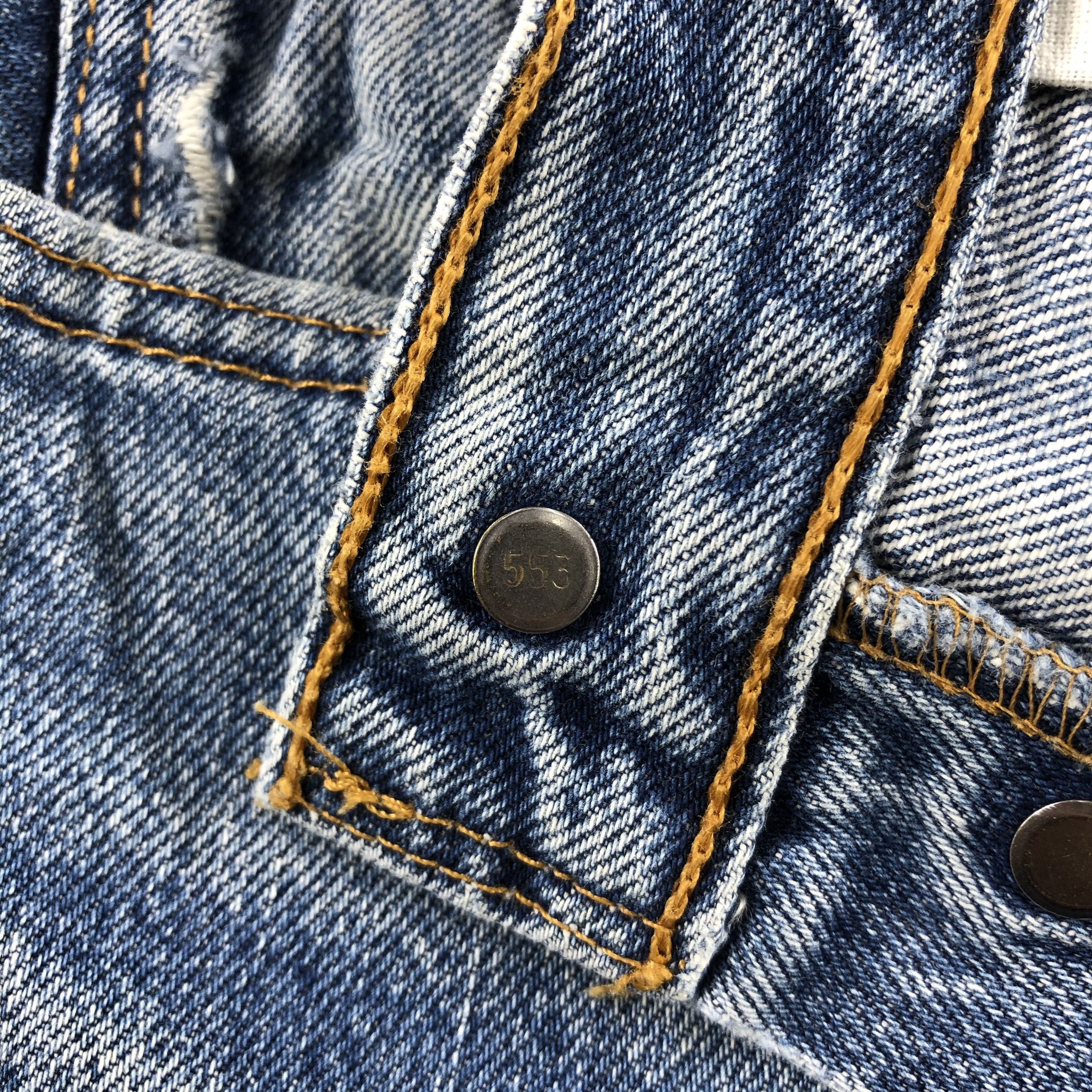 Levi's 90s Vintage Blue Wash Levis 501 Jeans-JM2244 Size US 30 / EU 46 - 13 Thumbnail