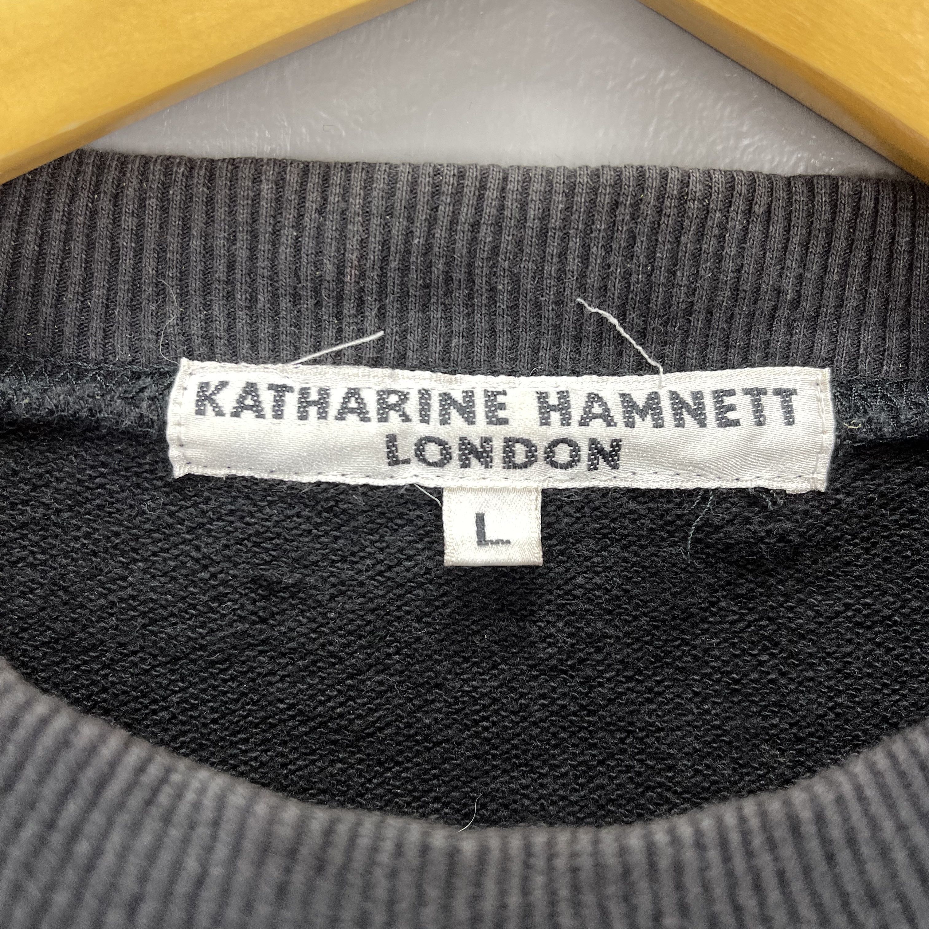 Katharine Hamnett London KATHARINE HAMNETT Crew Neck Sweatshirt #1105/AM Size US L / EU 52-54 / 3 - 6 Thumbnail