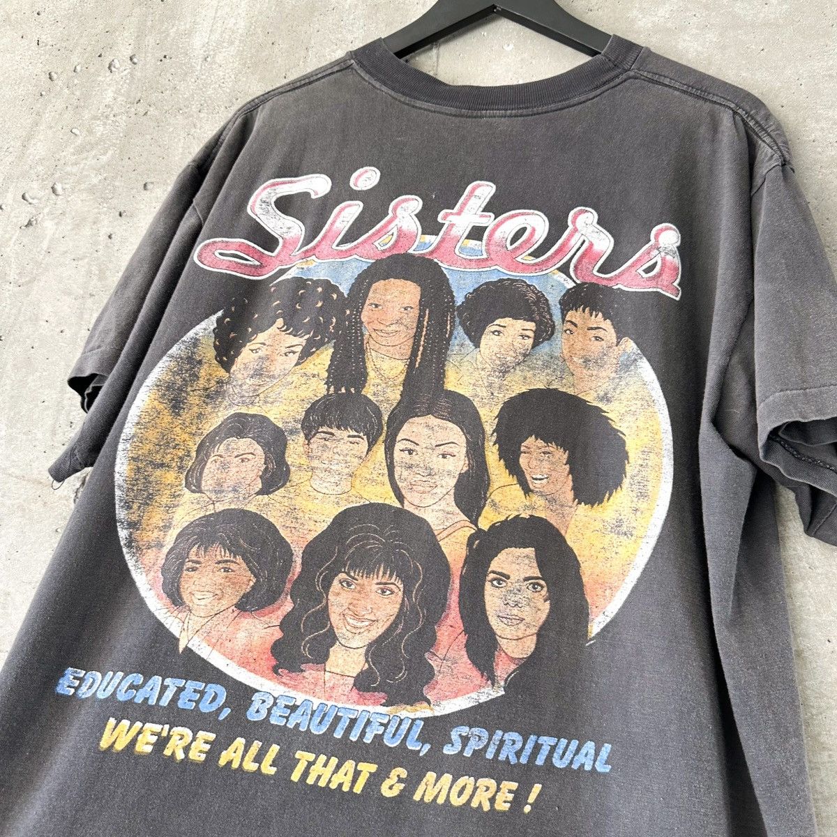 Vintage 90’s FADED Million Woman March T-Shirt Size US XL / EU 56 / 4 - 4 Thumbnail