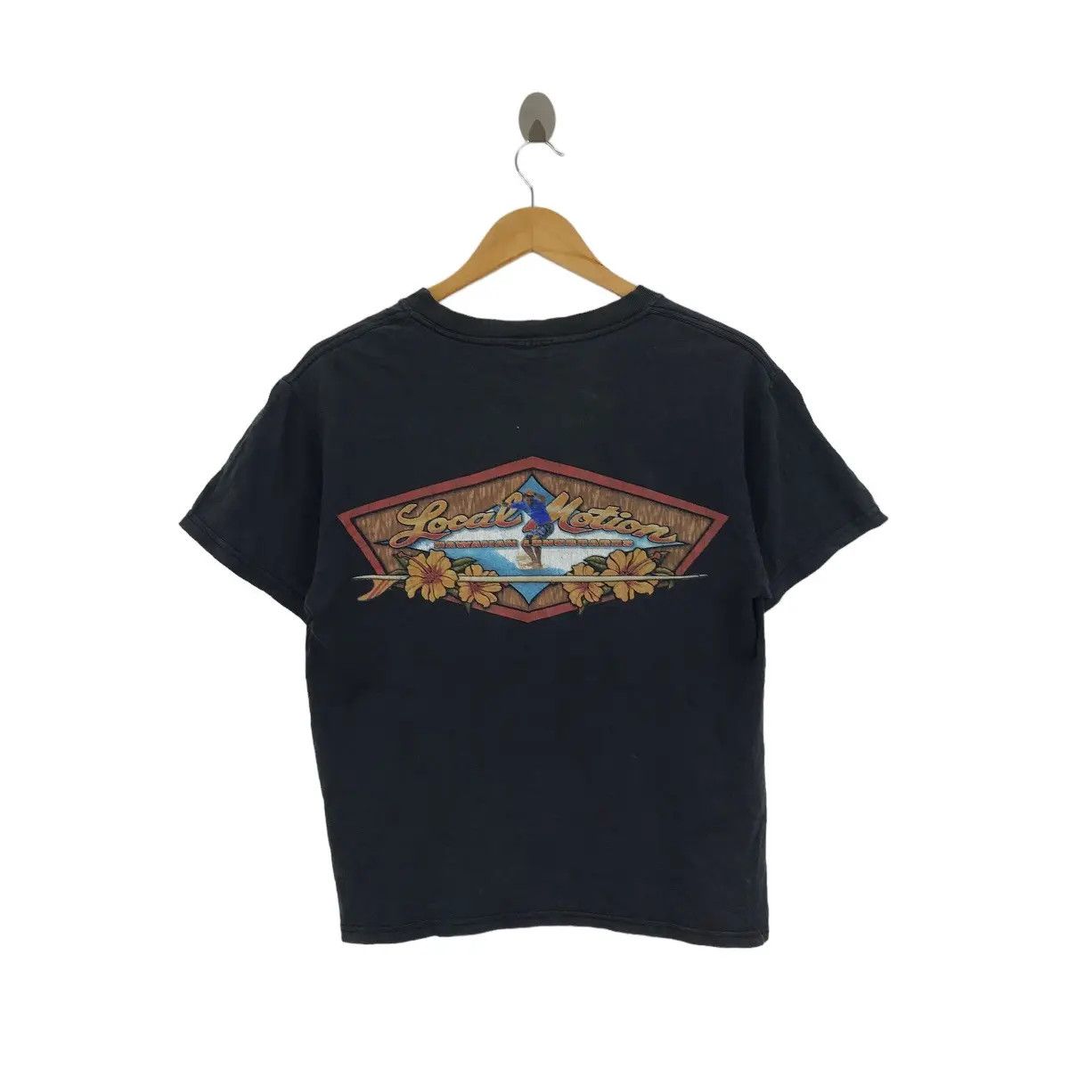 Vintage Vtg 90’ LOCAL MOTION HAWAII Surfing Gear Beach Tee Shirt Size US S / EU 44-46 / 1 - 1 Thumbnail