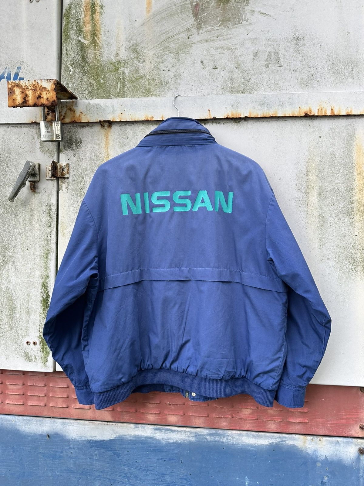 Vintage 👹Vintage Faded Nissan Hiteq Bomber Jacket Size US M / EU 48-50 / 2 - 6 Thumbnail