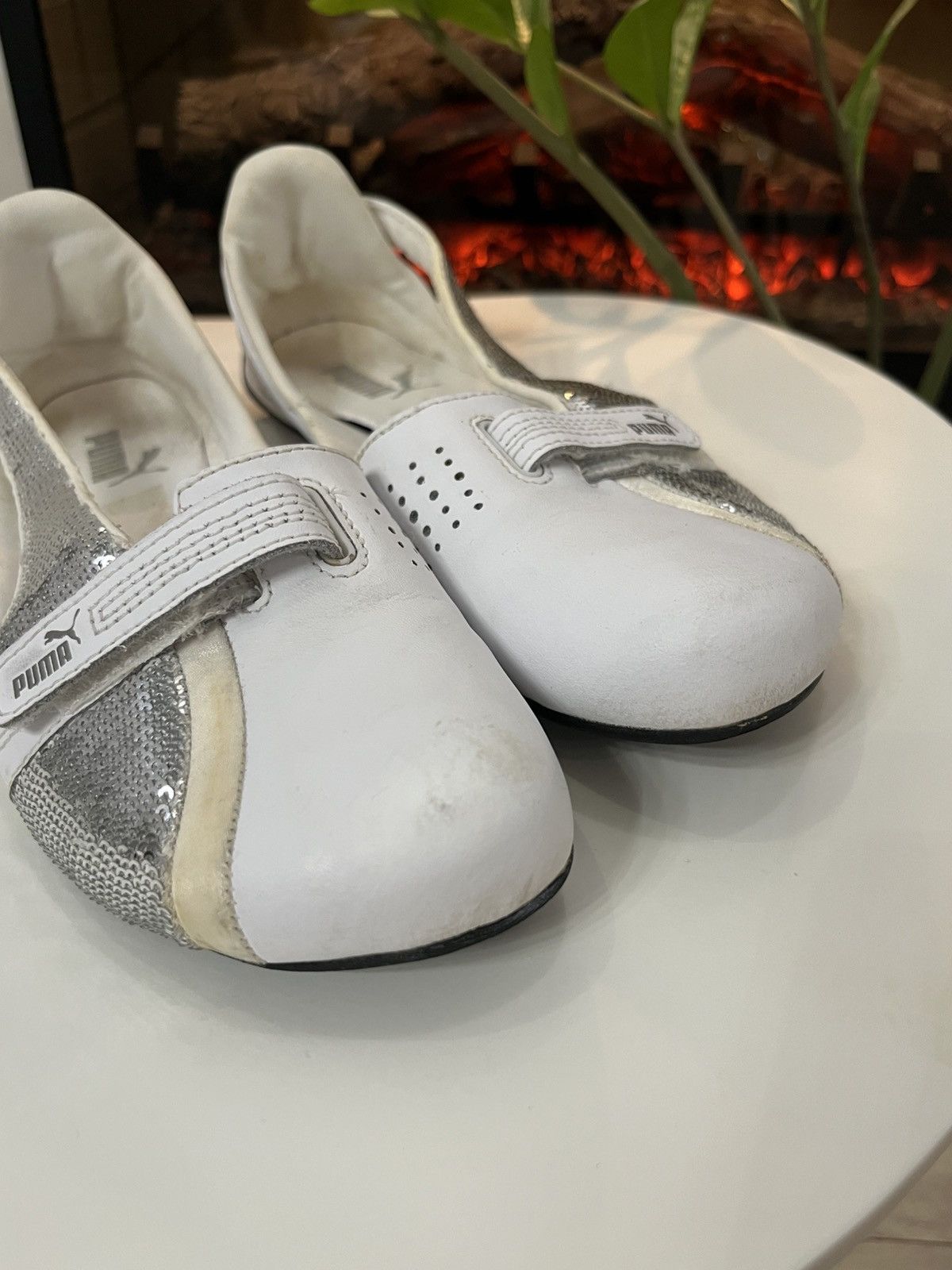 Puma 🔥RARE Puma Speed Cat Silver 00’s Ballets Flats Vintage Shoe Size US 9 / IT 39 - 10 Thumbnail